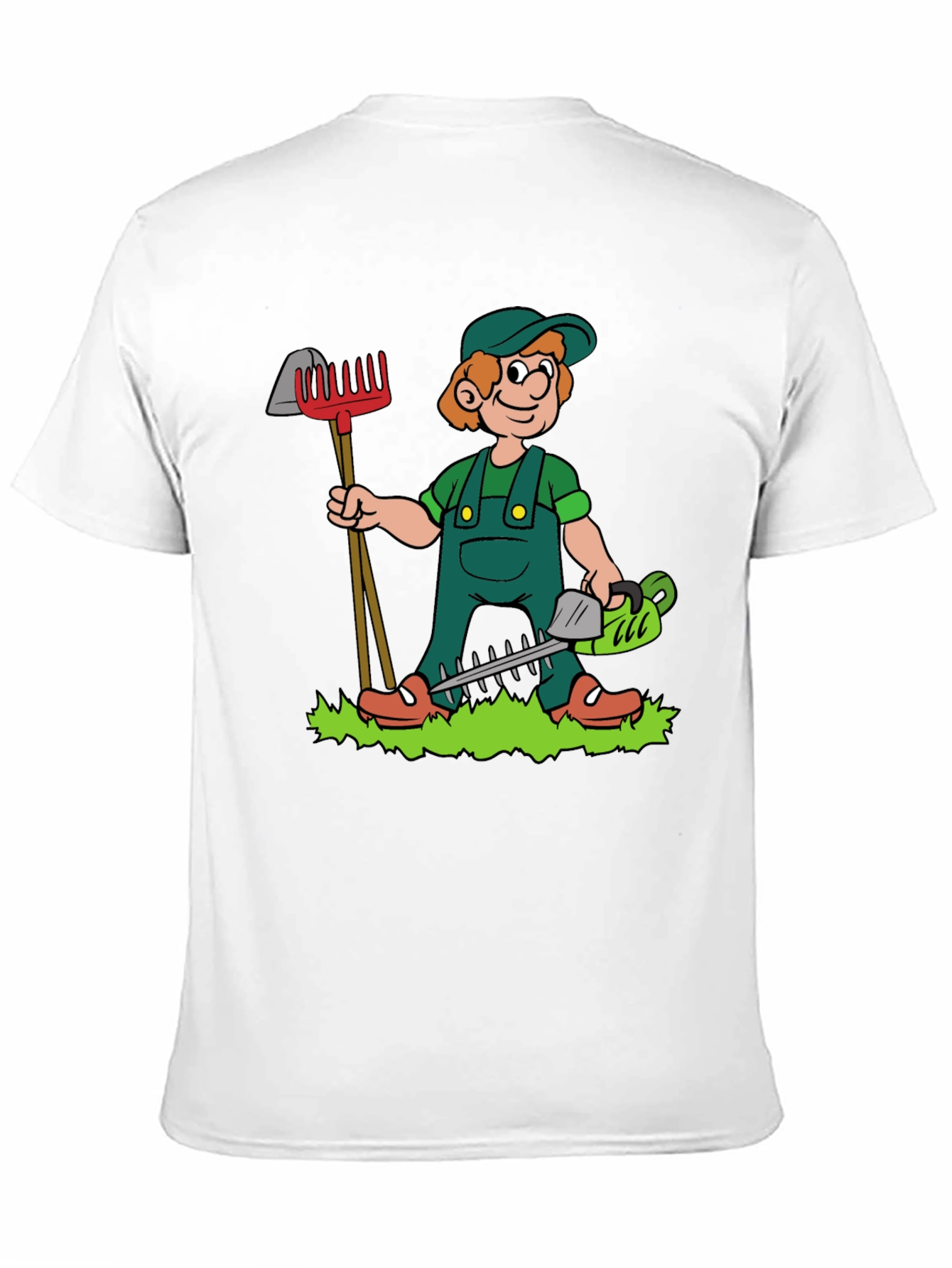 Gardener Cartoon T-Shirt