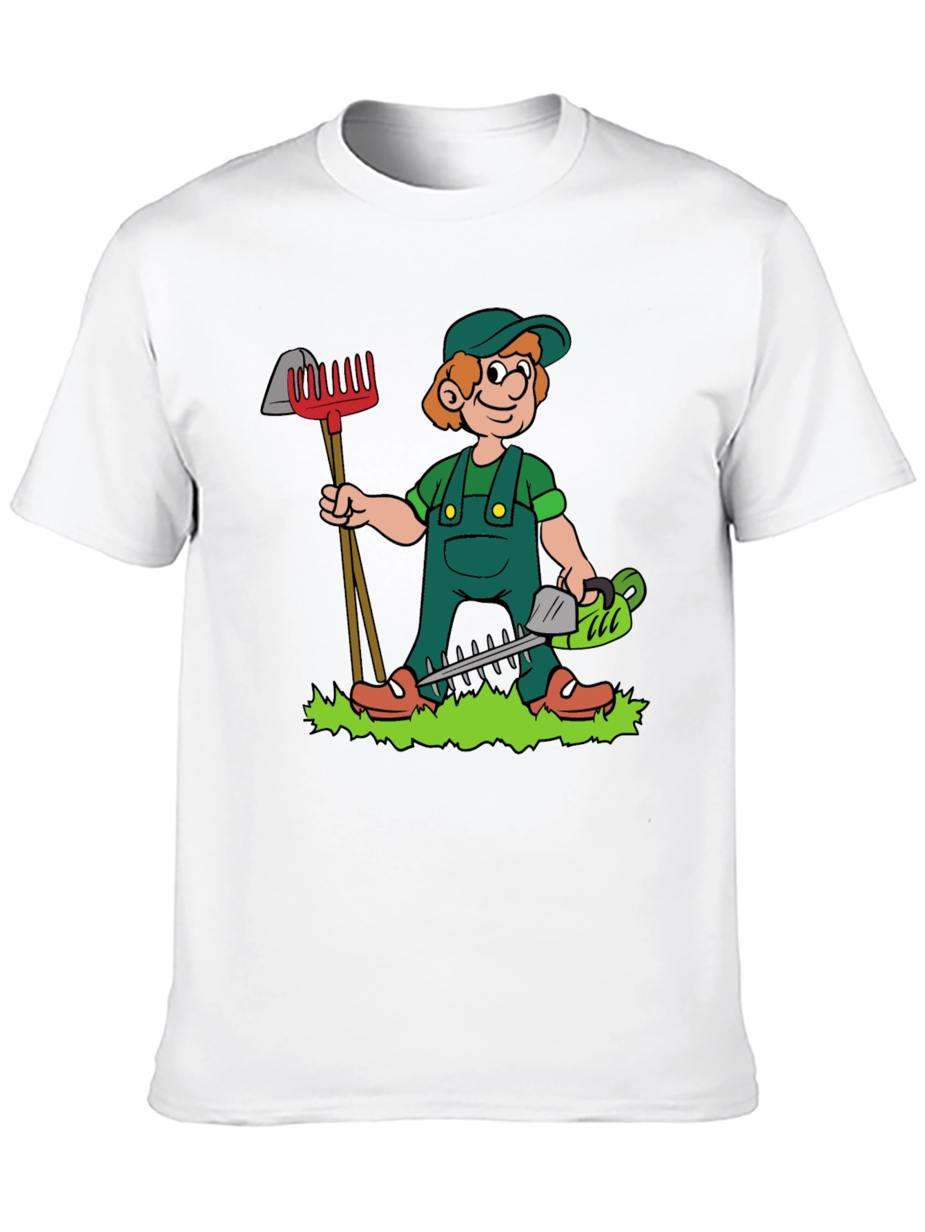 Gardener Cartoon T-Shirt