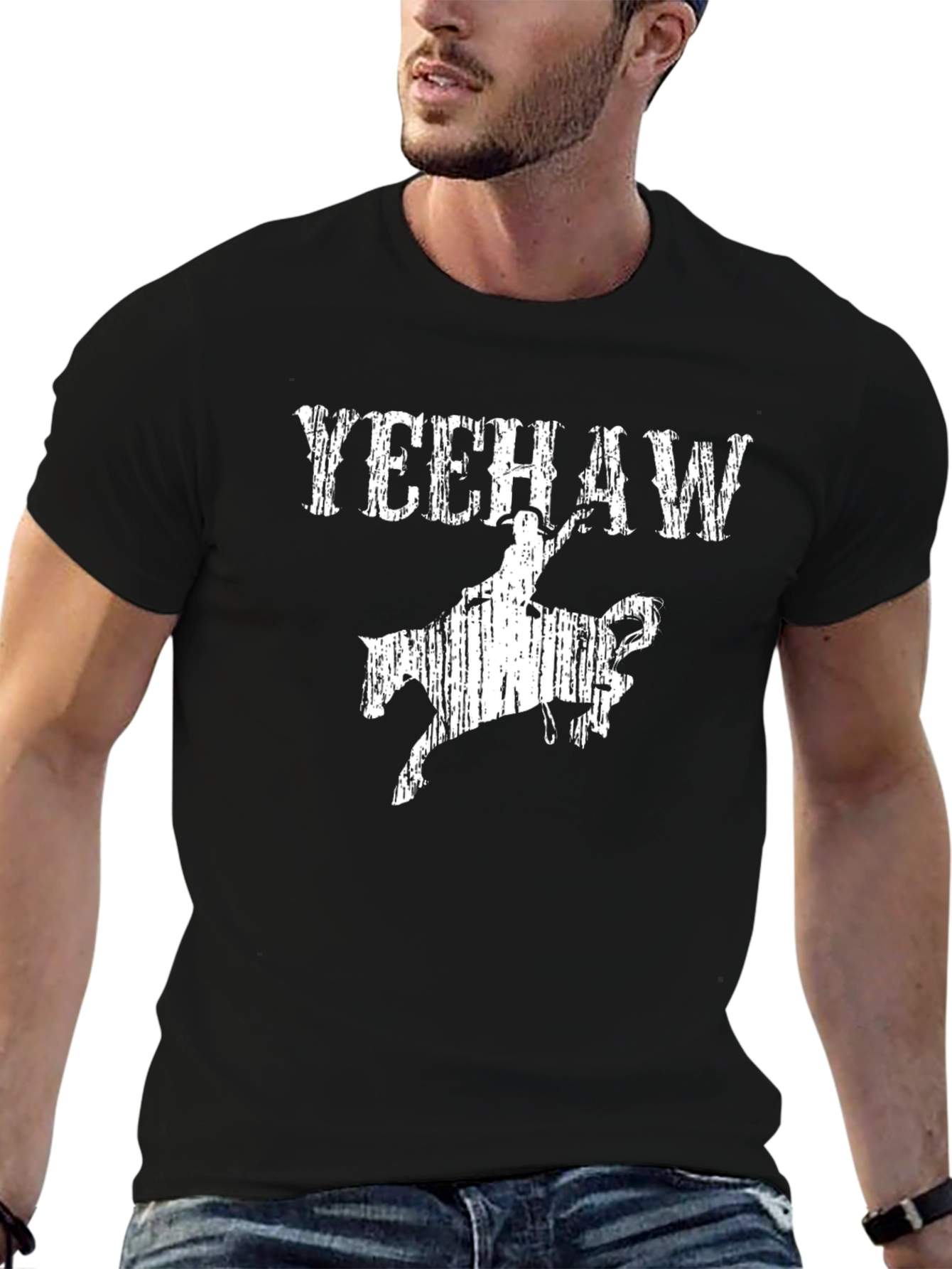 Yeehaw Rodeo Graphic Tee - Cowboy T-Shirt