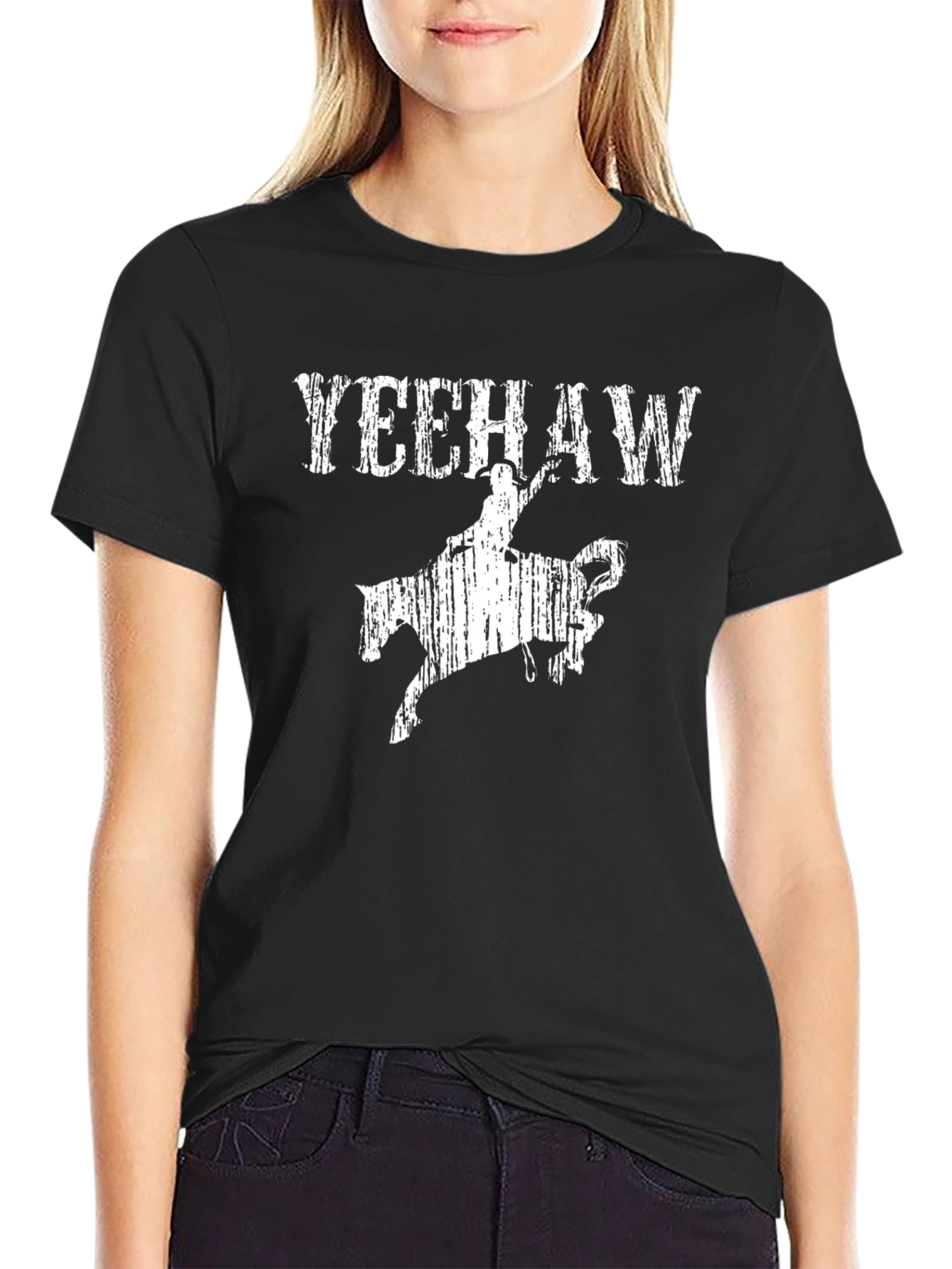 Yeehaw Rodeo Graphic Tee - Cowboy T-Shirt