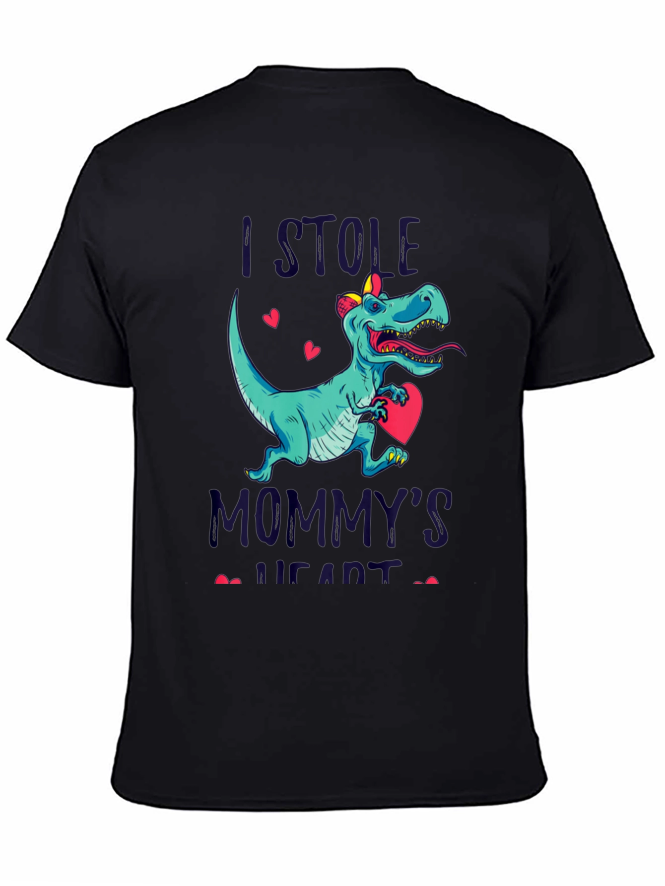 I Stole Mommys Heart T-Rex Graphic Tee