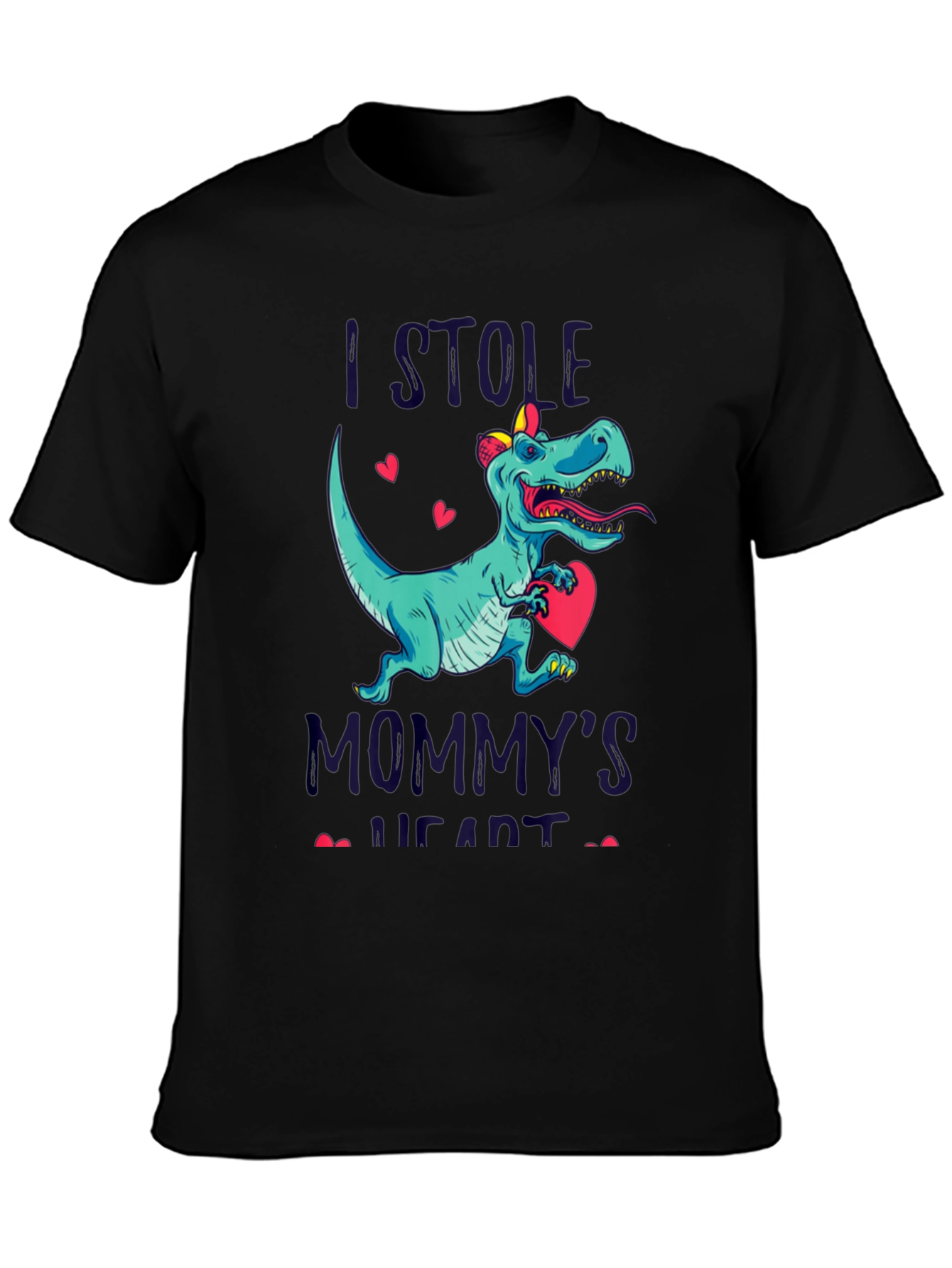 I Stole Mommys Heart T-Rex Graphic Tee