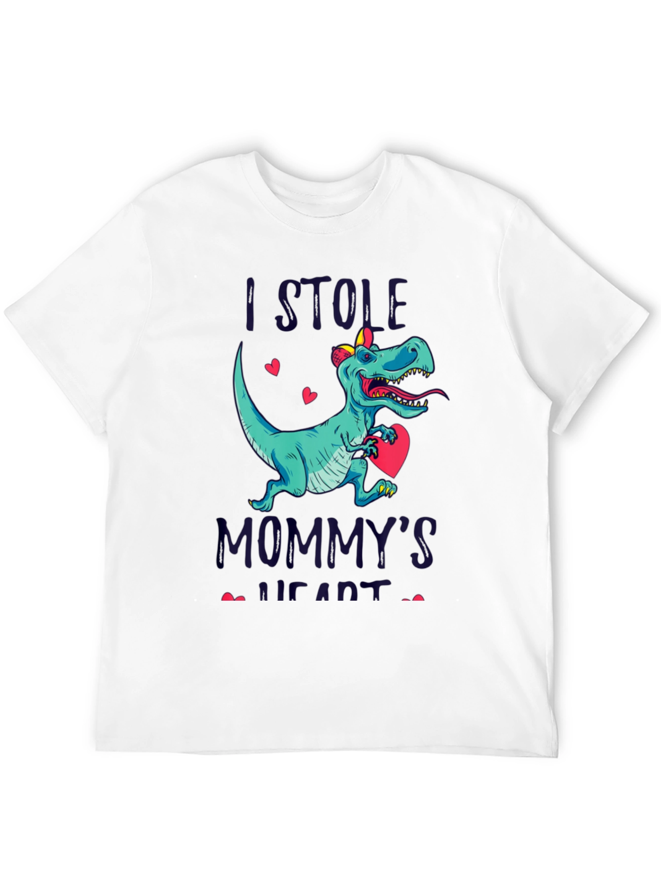 I Stole Mommys Heart T-Rex Graphic Tee
