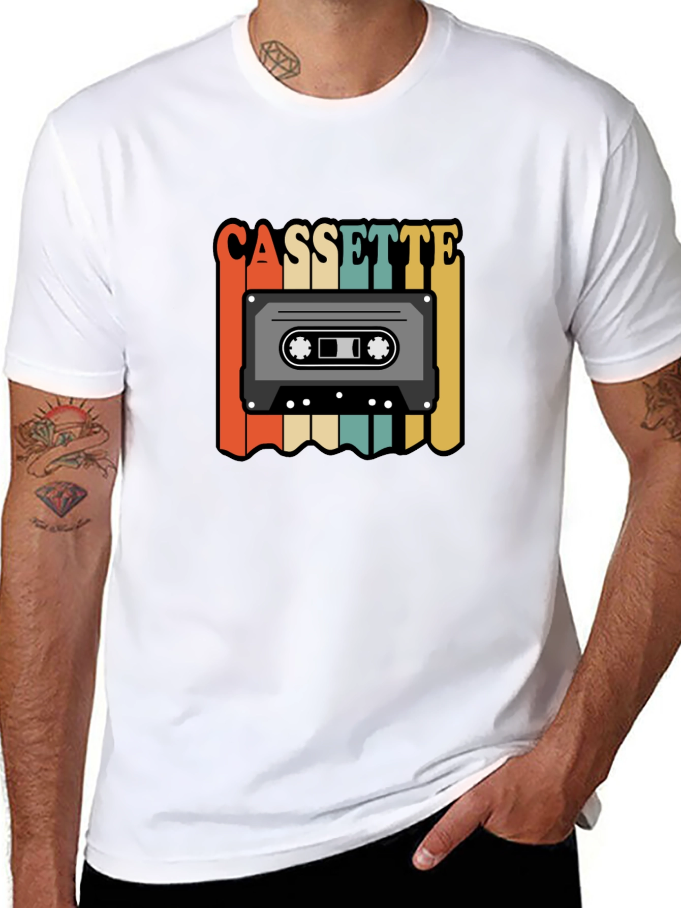 Retro Cassette Tape Graphic Tee