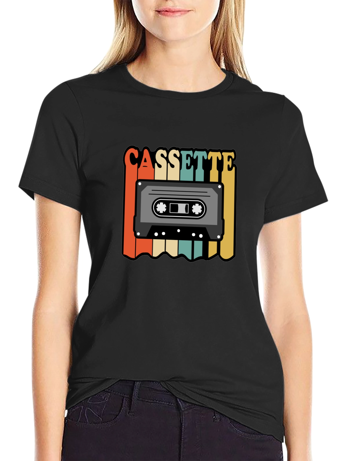 Retro Cassette Tape Graphic Tee