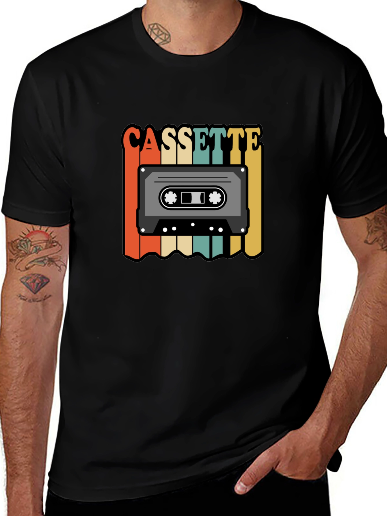 Retro Cassette Tape Graphic Tee