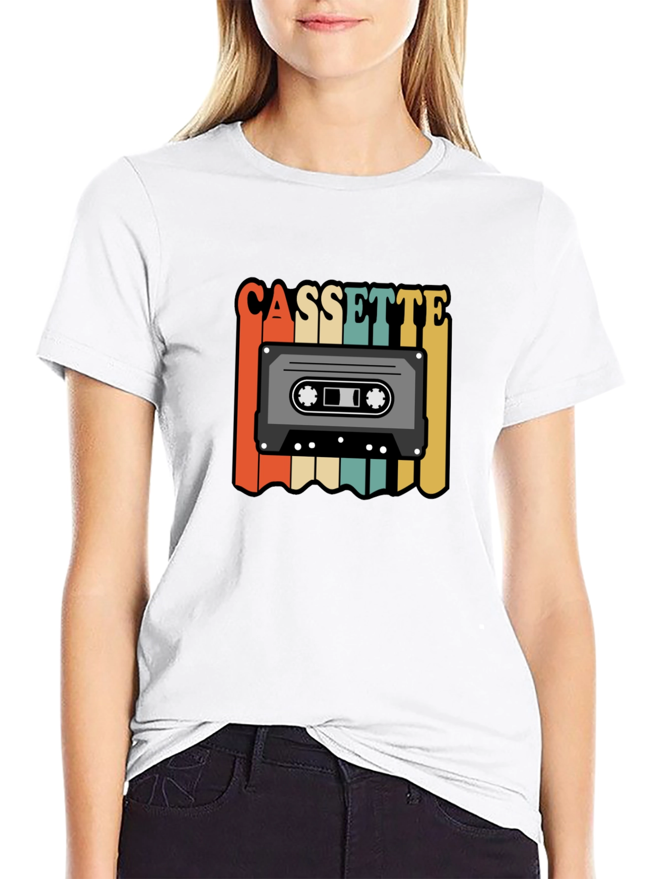 Retro Cassette Tape Graphic Tee