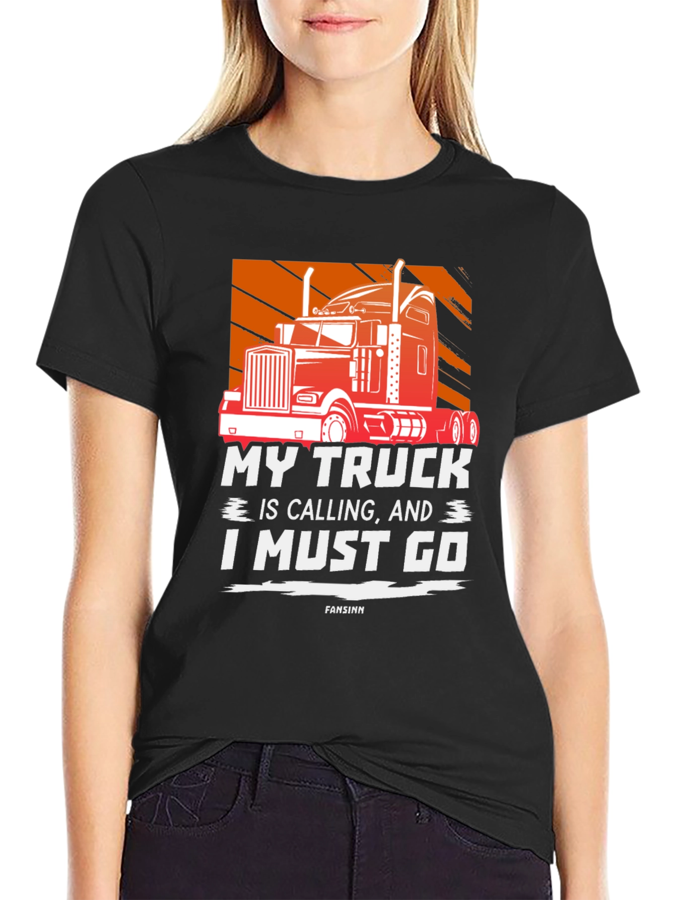 My Truck is Calling Mens Graphic T-Shirt