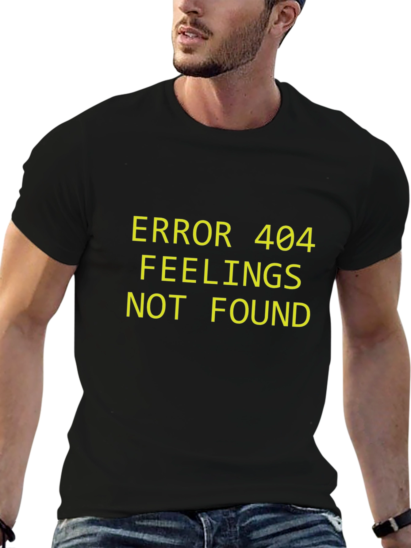 Error 404 Feelings Not Found Graphic Tee