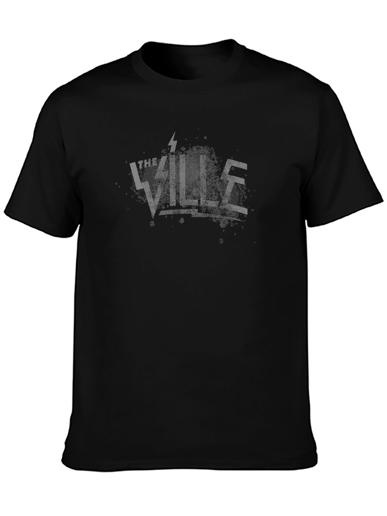 The Ville Graphic Tee - Black Cotton T-Shirt