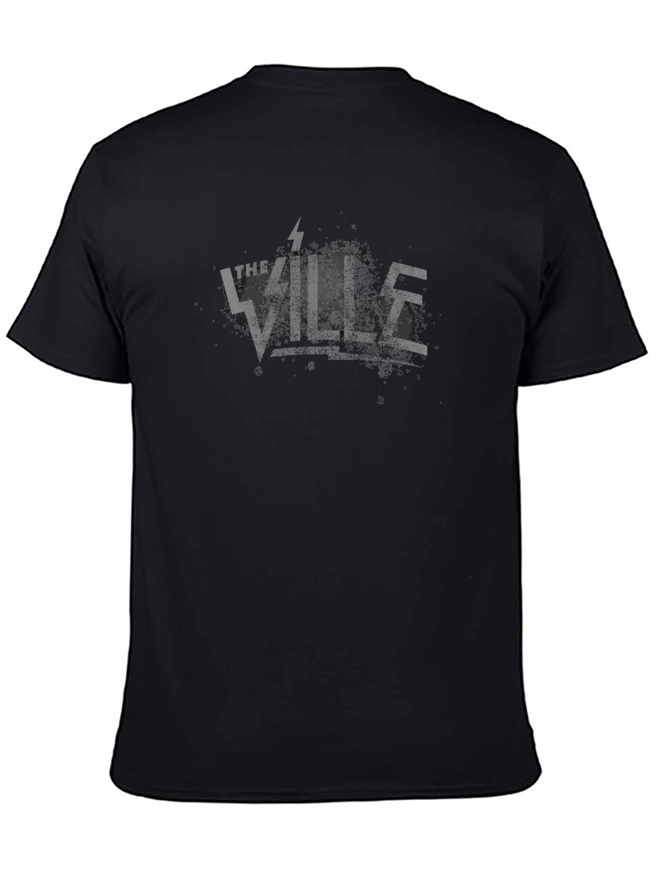 The Ville Graphic Tee - Black Cotton T-Shirt