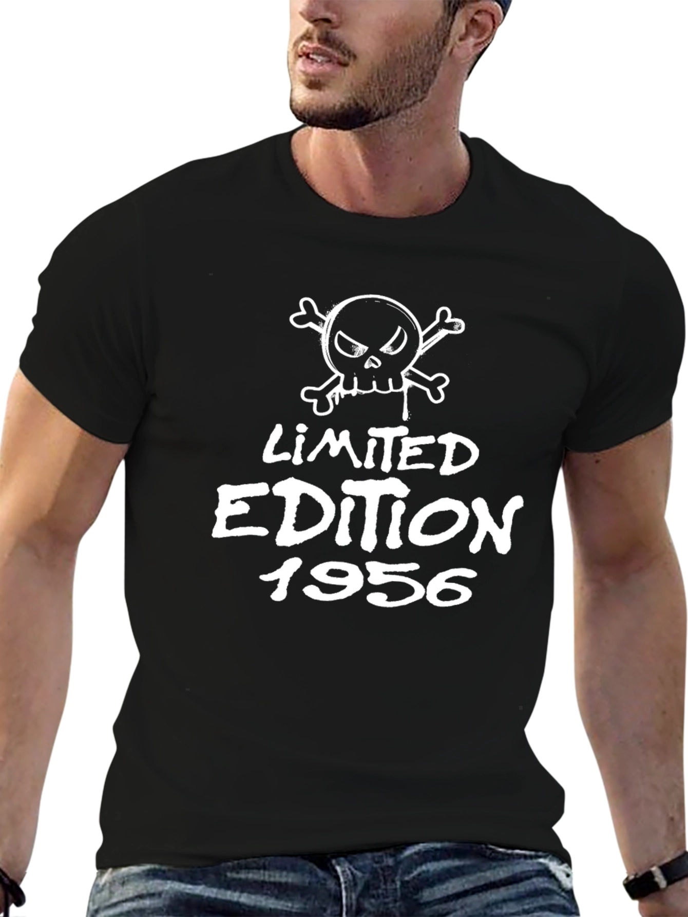 Limited Edition 1956 Skull Graphic T-Shirt