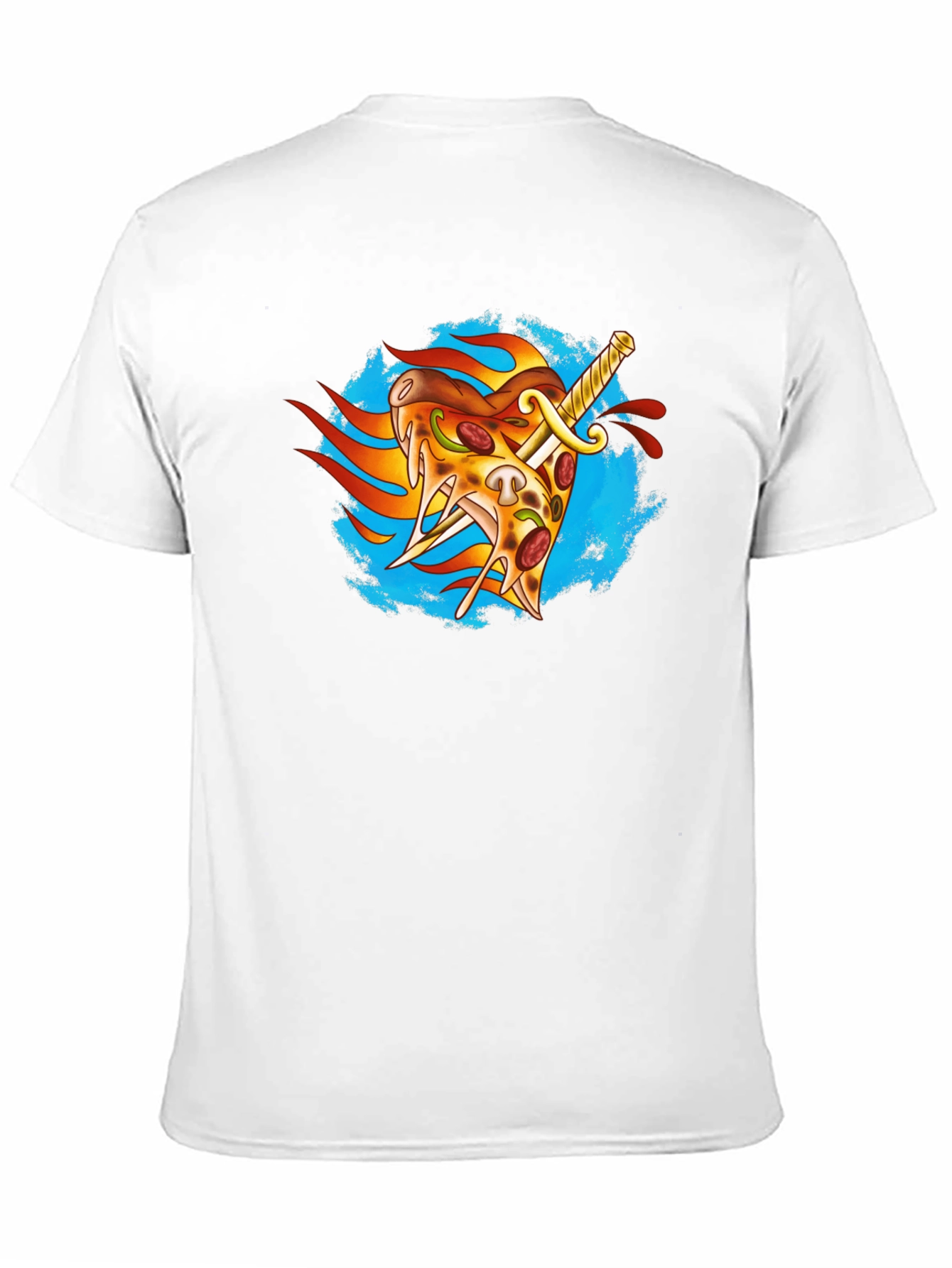 Pizza Sword T-Shirt - Foodie Apparel