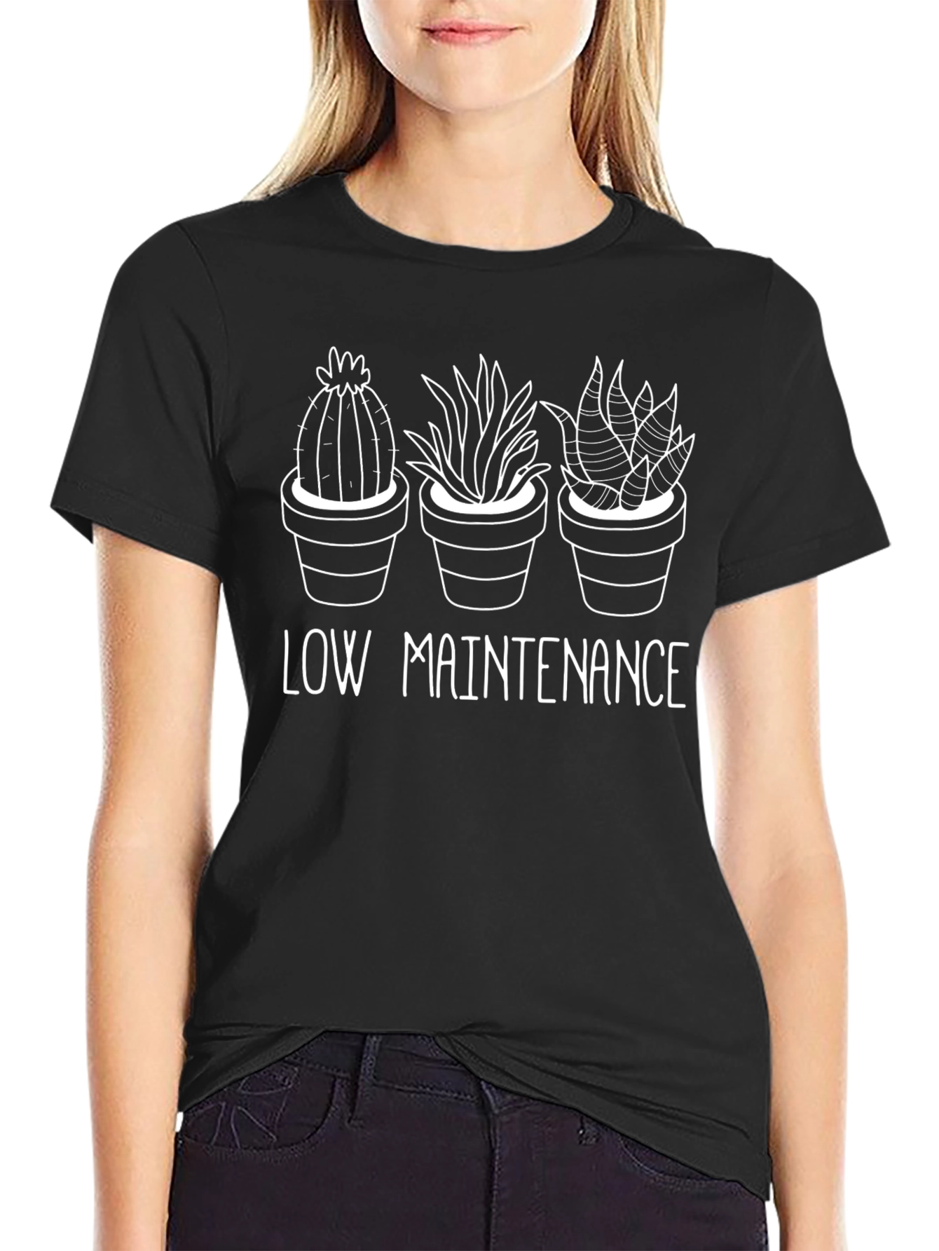 Low Maintenance Plant Graphic T-Shirt