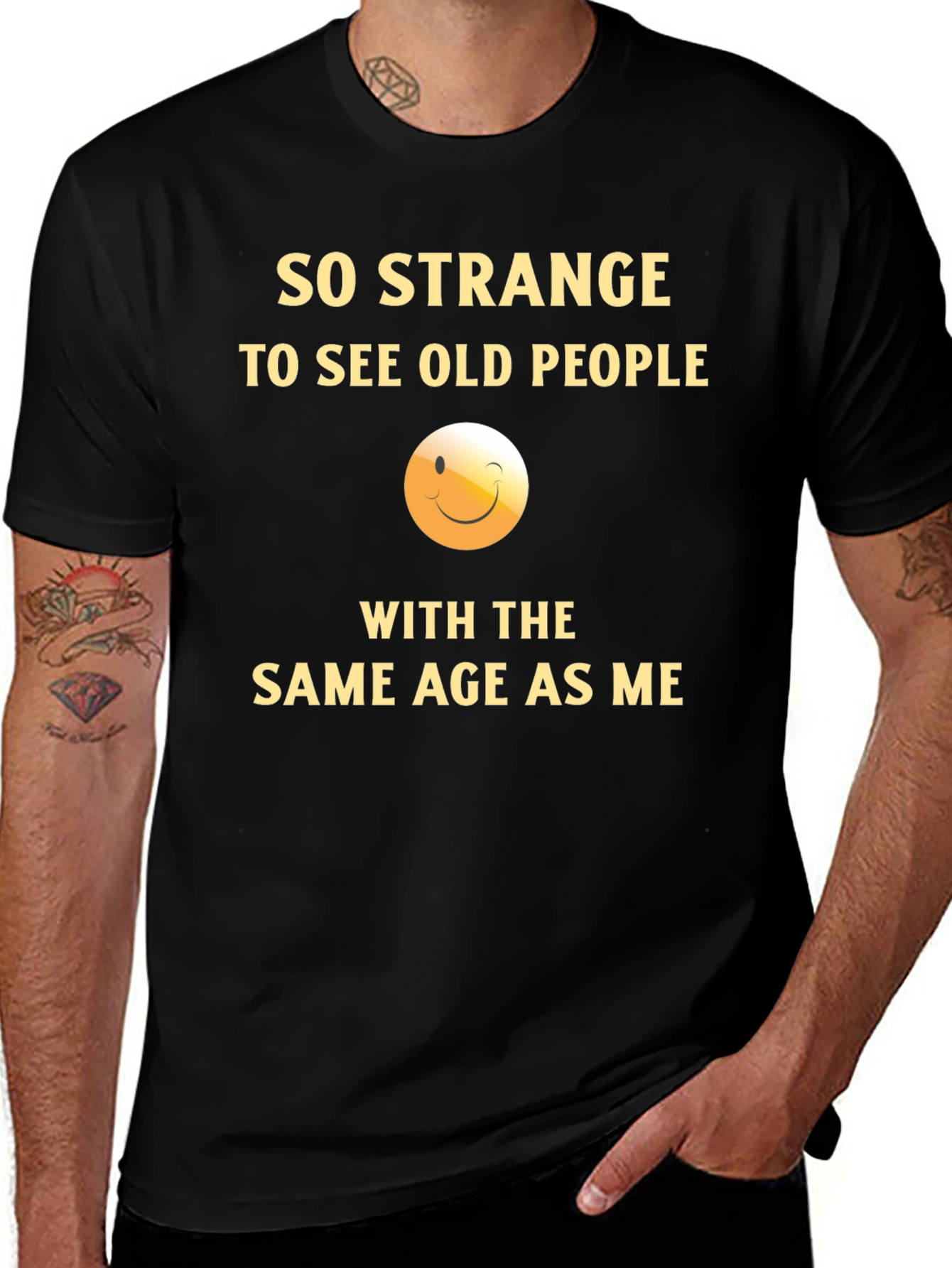 Funny Same Age as Me Graphic T-Shirt