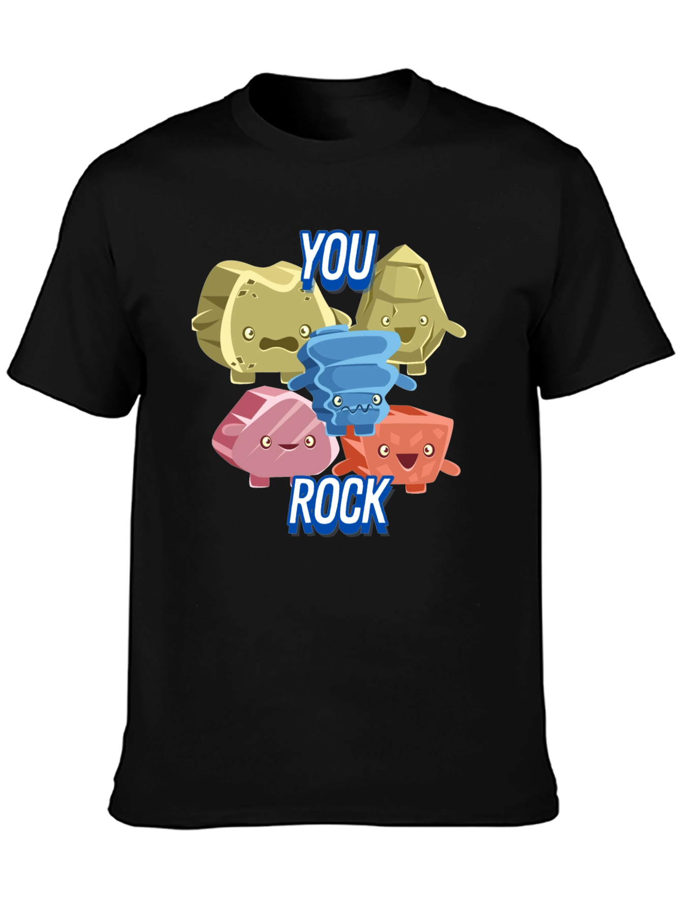 You Rock T-Shirt: Funny Cartoon Rocks Graphic Tee