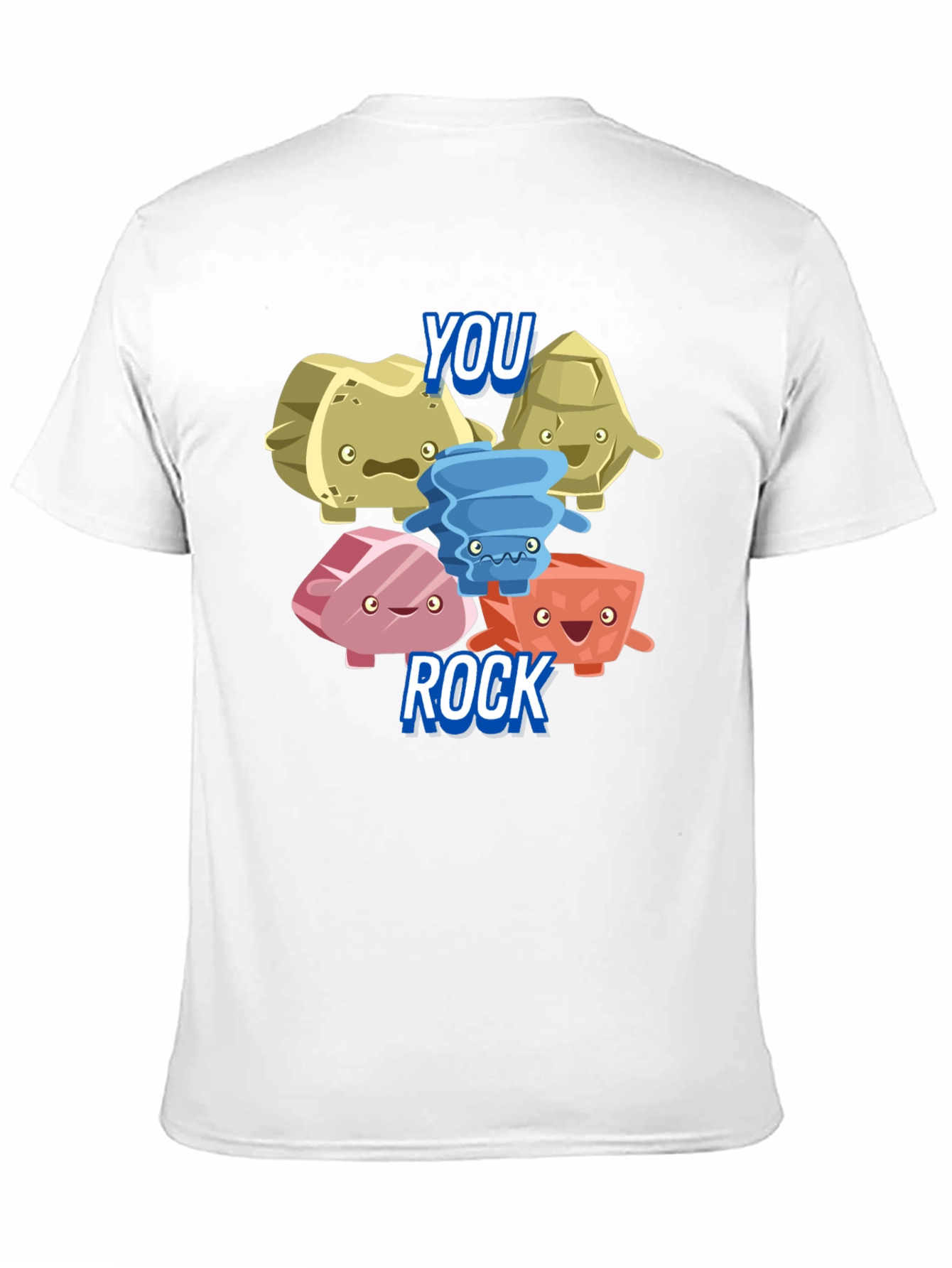 You Rock T-Shirt: Funny Cartoon Rocks Graphic Tee
