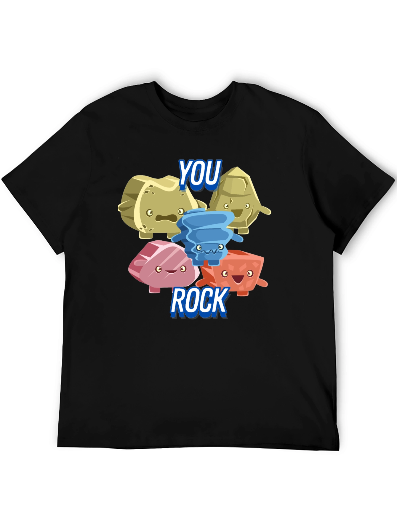 You Rock T-Shirt: Funny Cartoon Rocks Graphic Tee