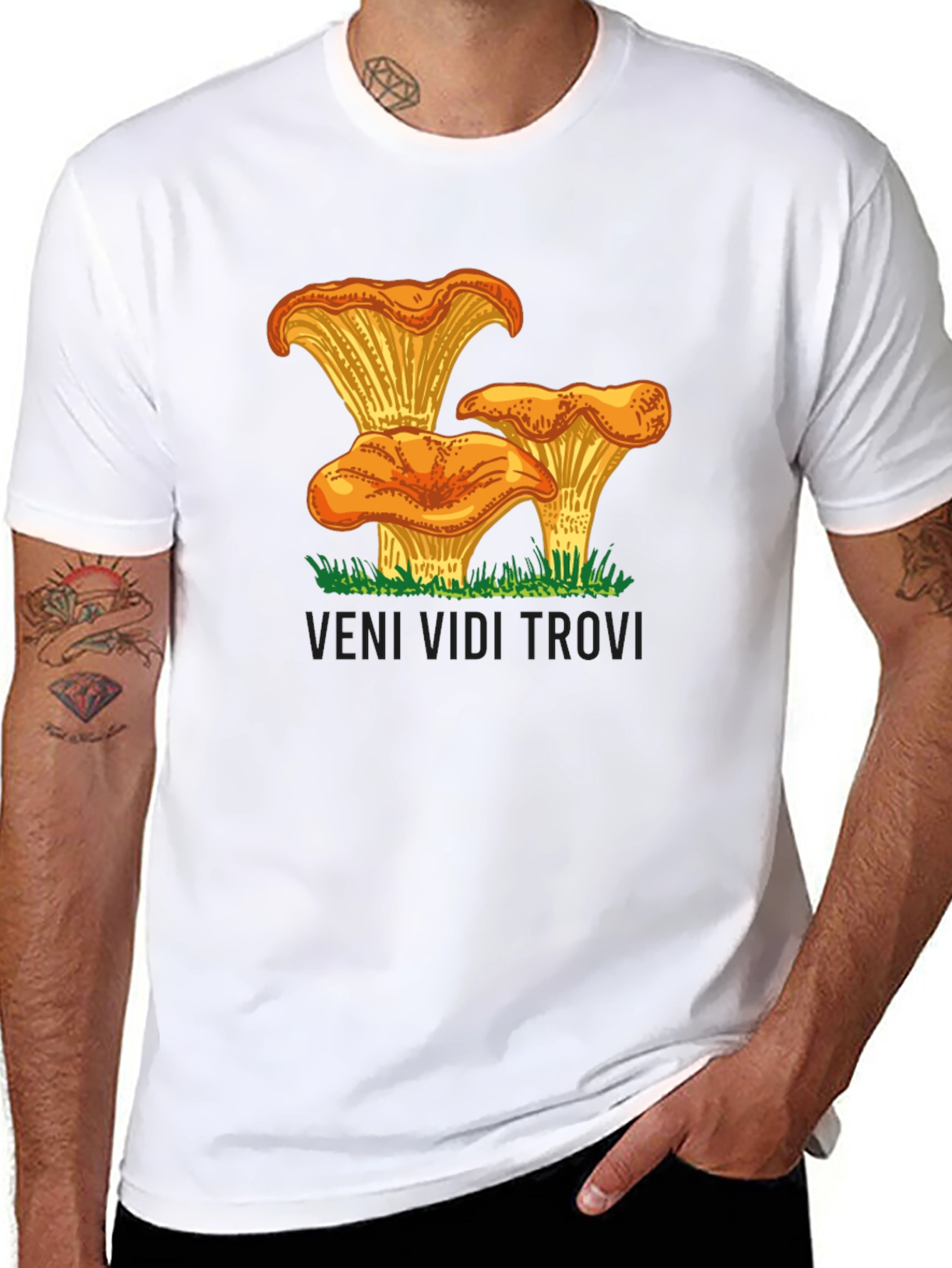 Mushroom Graphic Tee - Edible Fungi T-Shirt