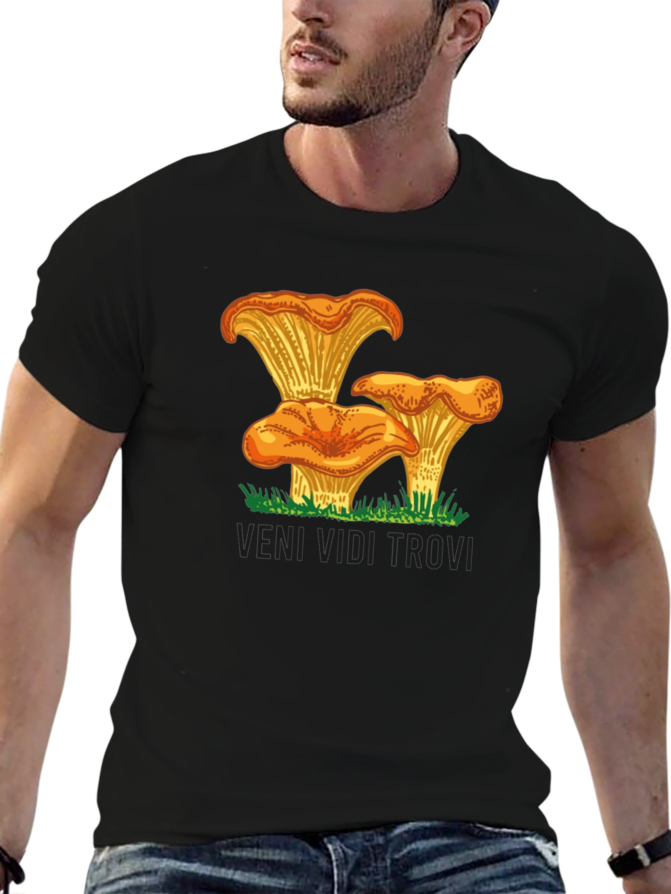 Mushroom Graphic Tee - Edible Fungi T-Shirt
