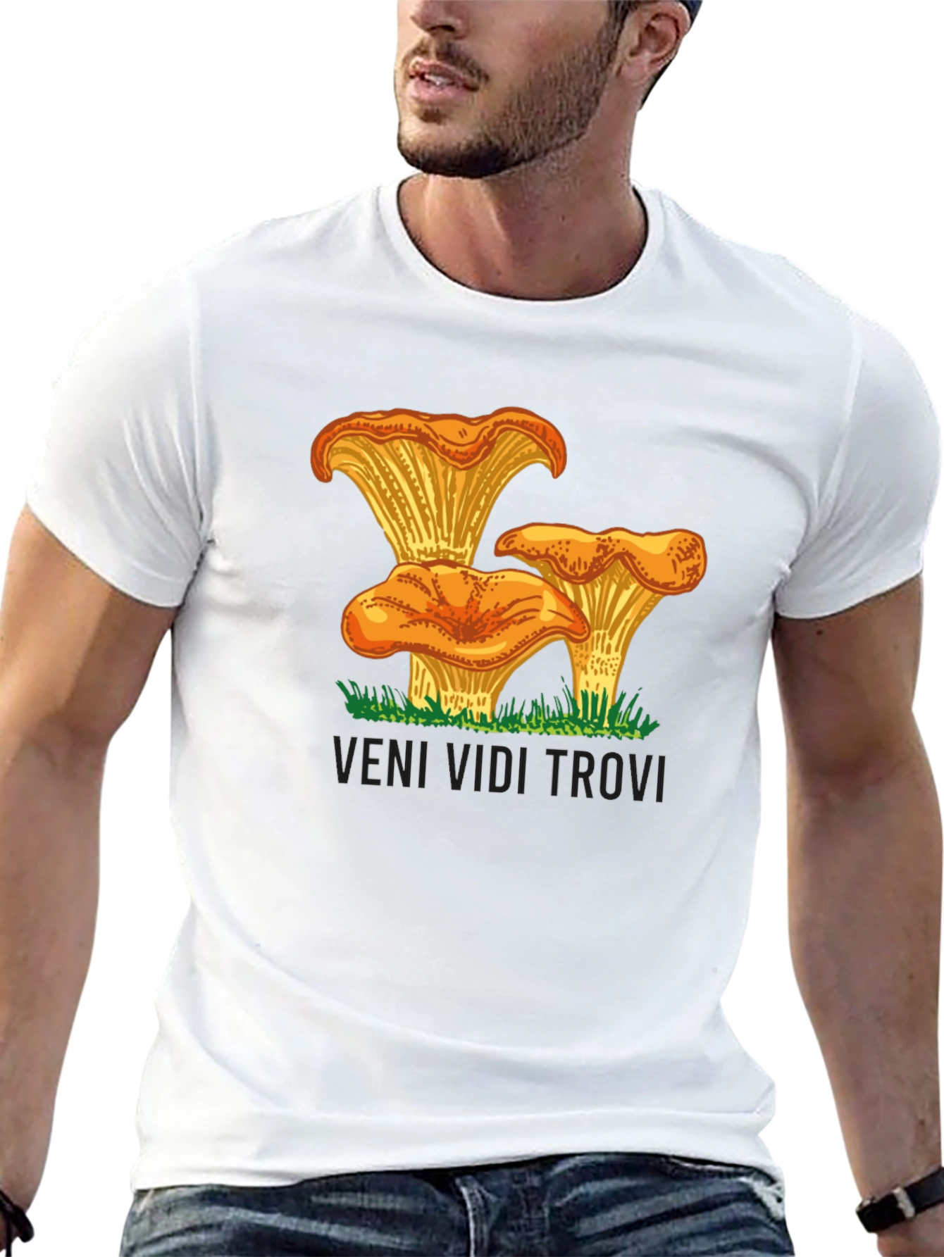 Mushroom Graphic Tee - Edible Fungi T-Shirt