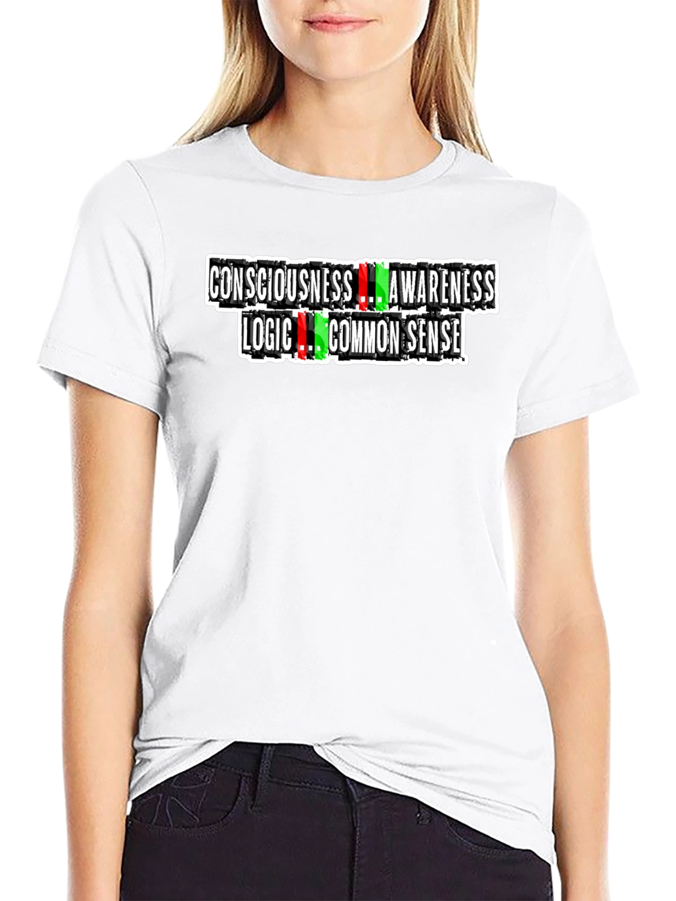 Consciousness Awareness Logic Common Sense Graphic Tee