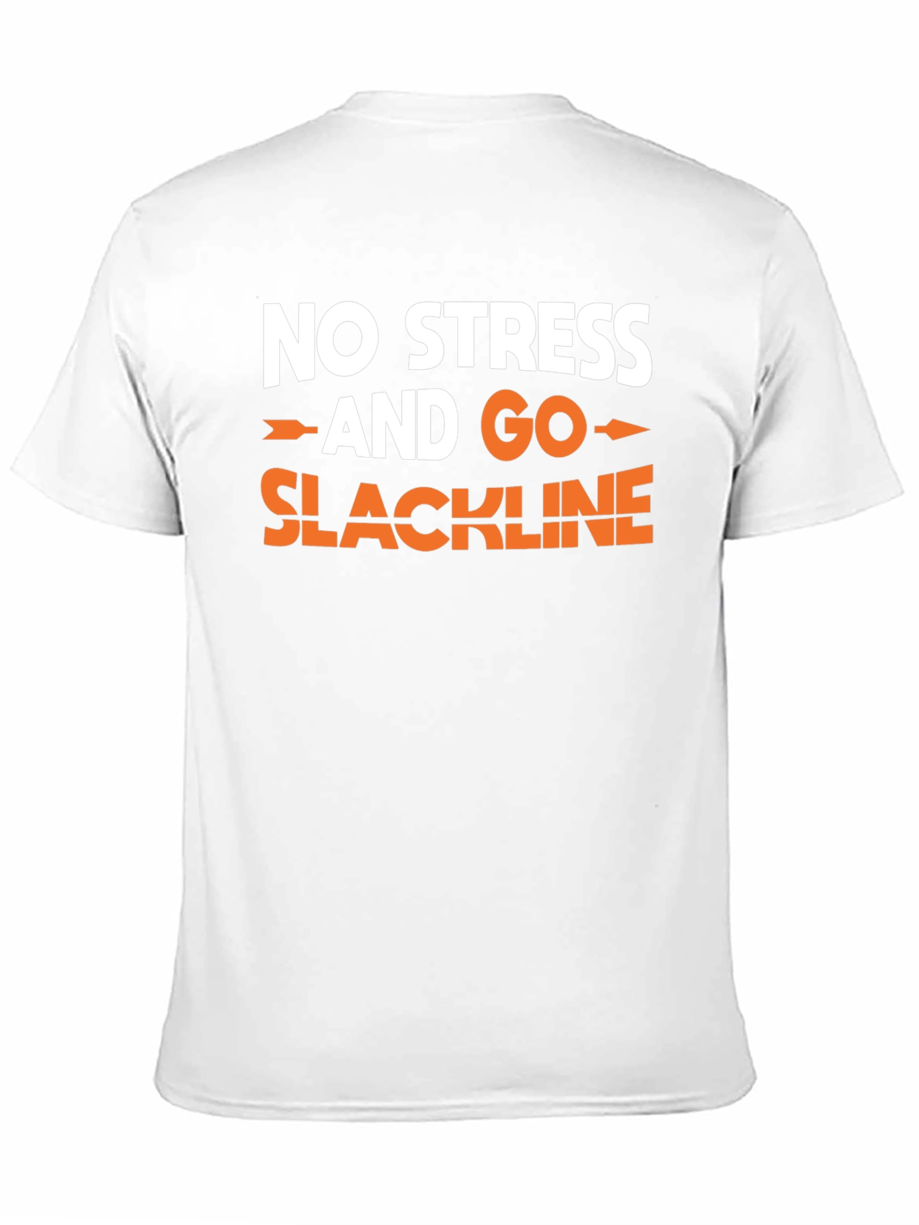 No Stress Go Slackline Black T-Shirt