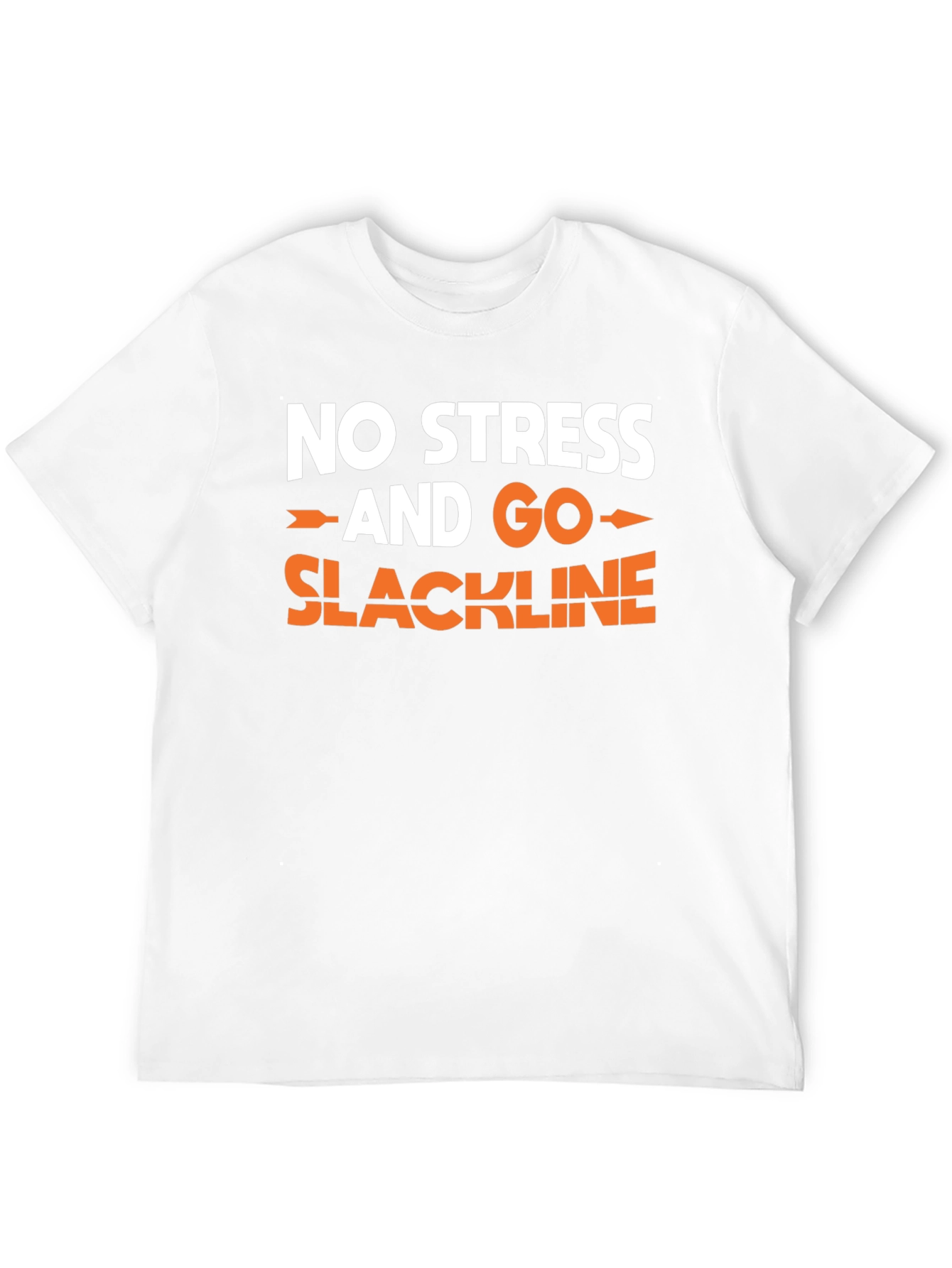 No Stress Go Slackline Black T-Shirt