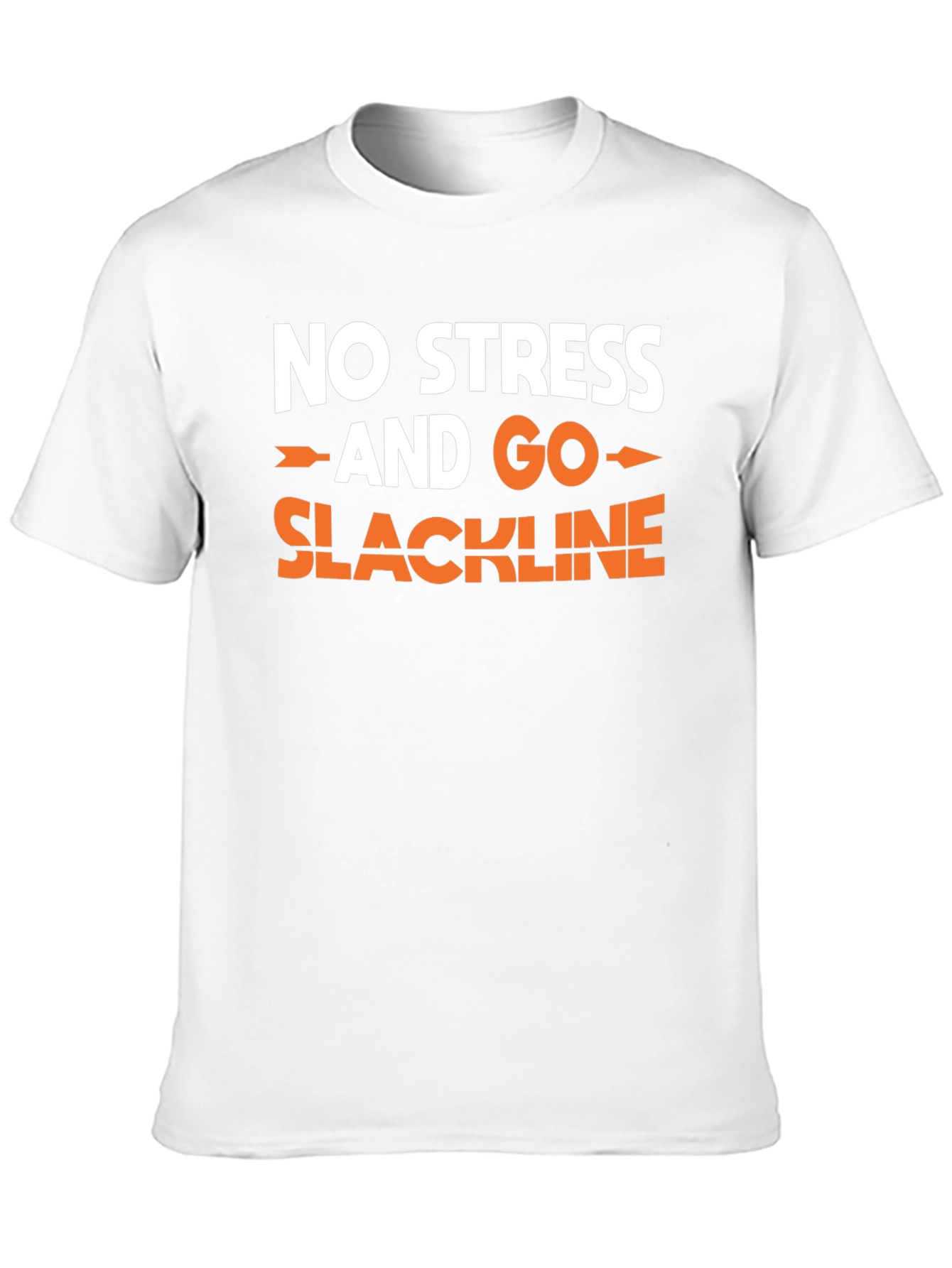 No Stress Go Slackline Black T-Shirt