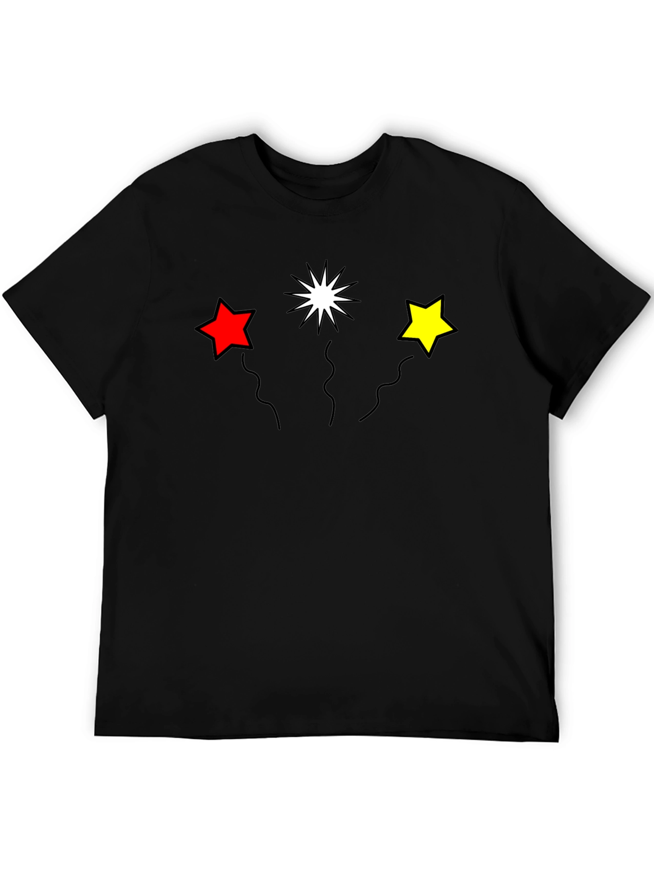 Stars T-Shirt - Black