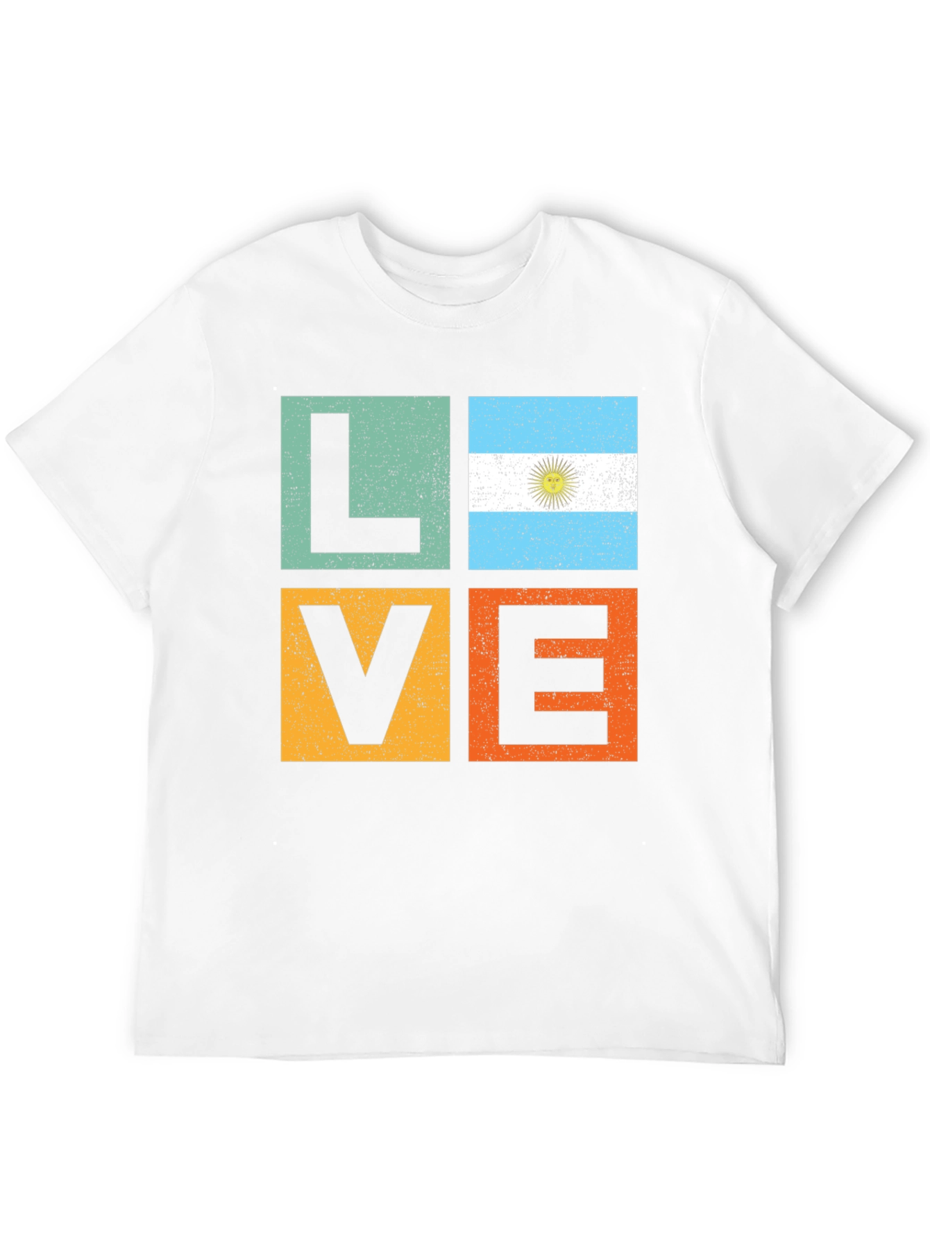 Argentina Flag LOVE T-Shirt