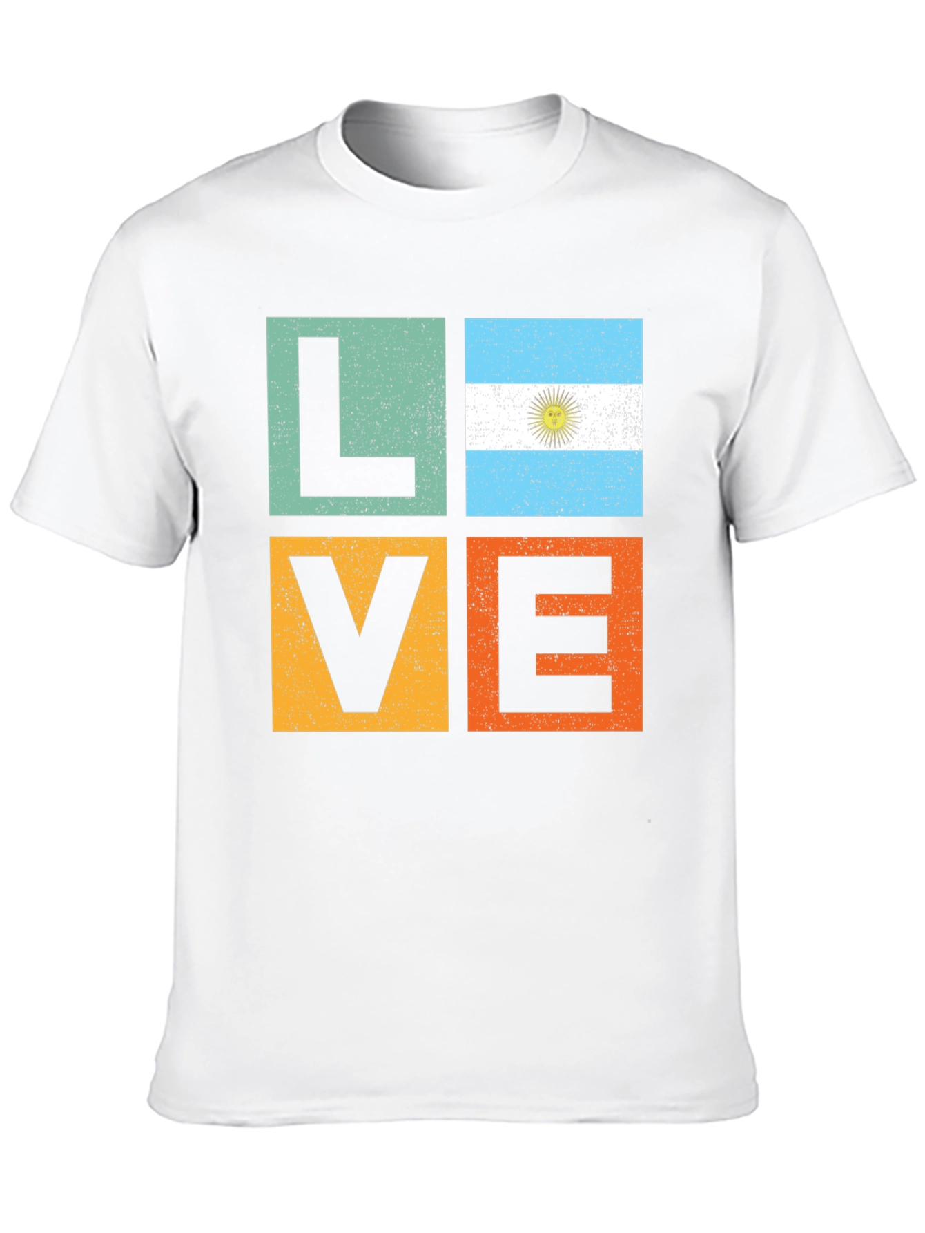 Argentina Flag LOVE T-Shirt