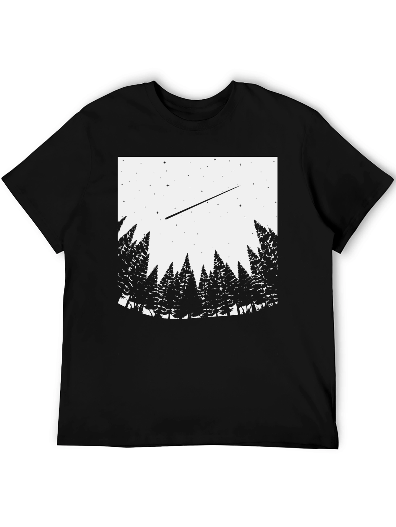Starry Night Forest Graphic Tee
