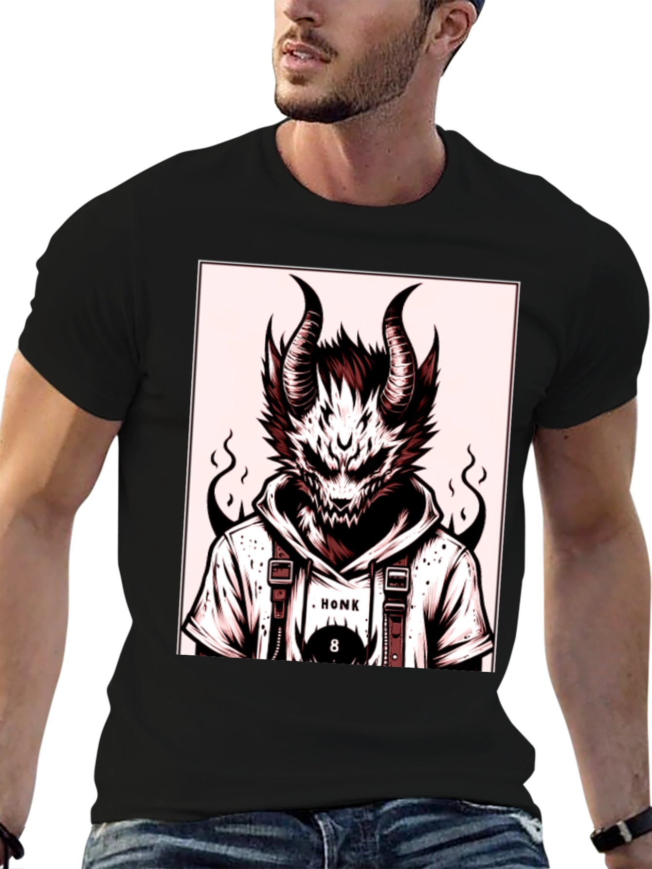 Honk Devil Graphic Tee - Edgy Streetwear T-Shirt