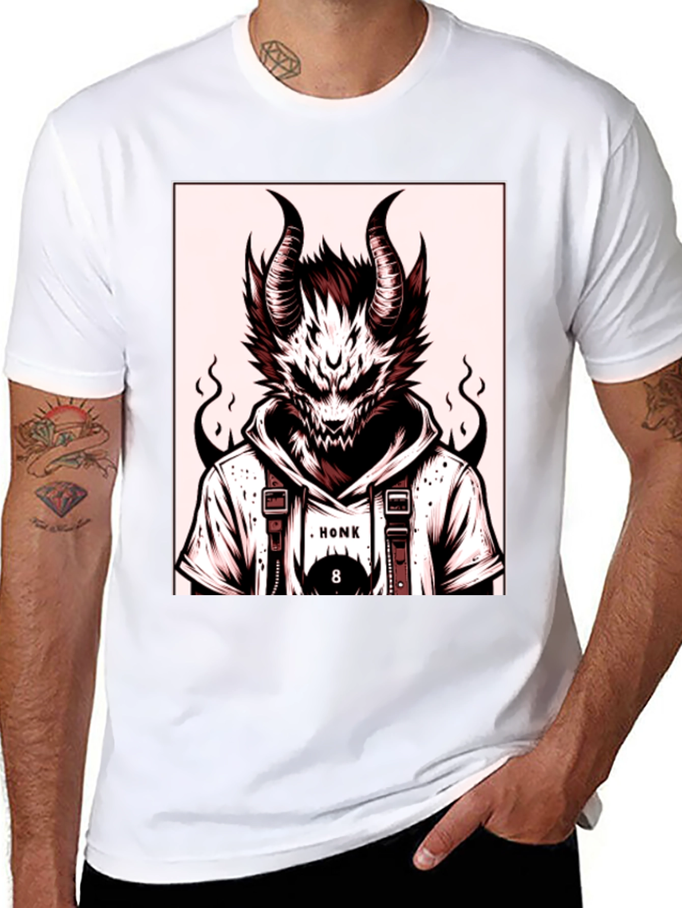 Honk Devil Graphic Tee - Edgy Streetwear T-Shirt