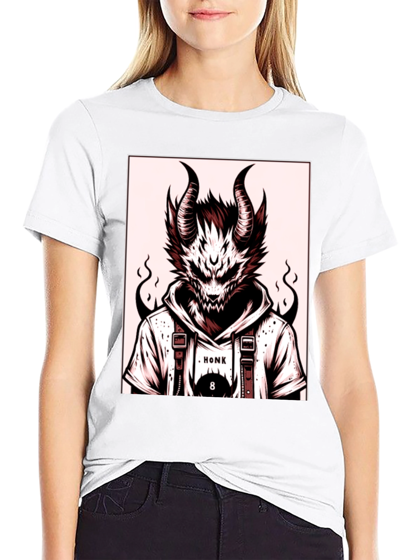 Honk Devil Graphic Tee - Edgy Streetwear T-Shirt