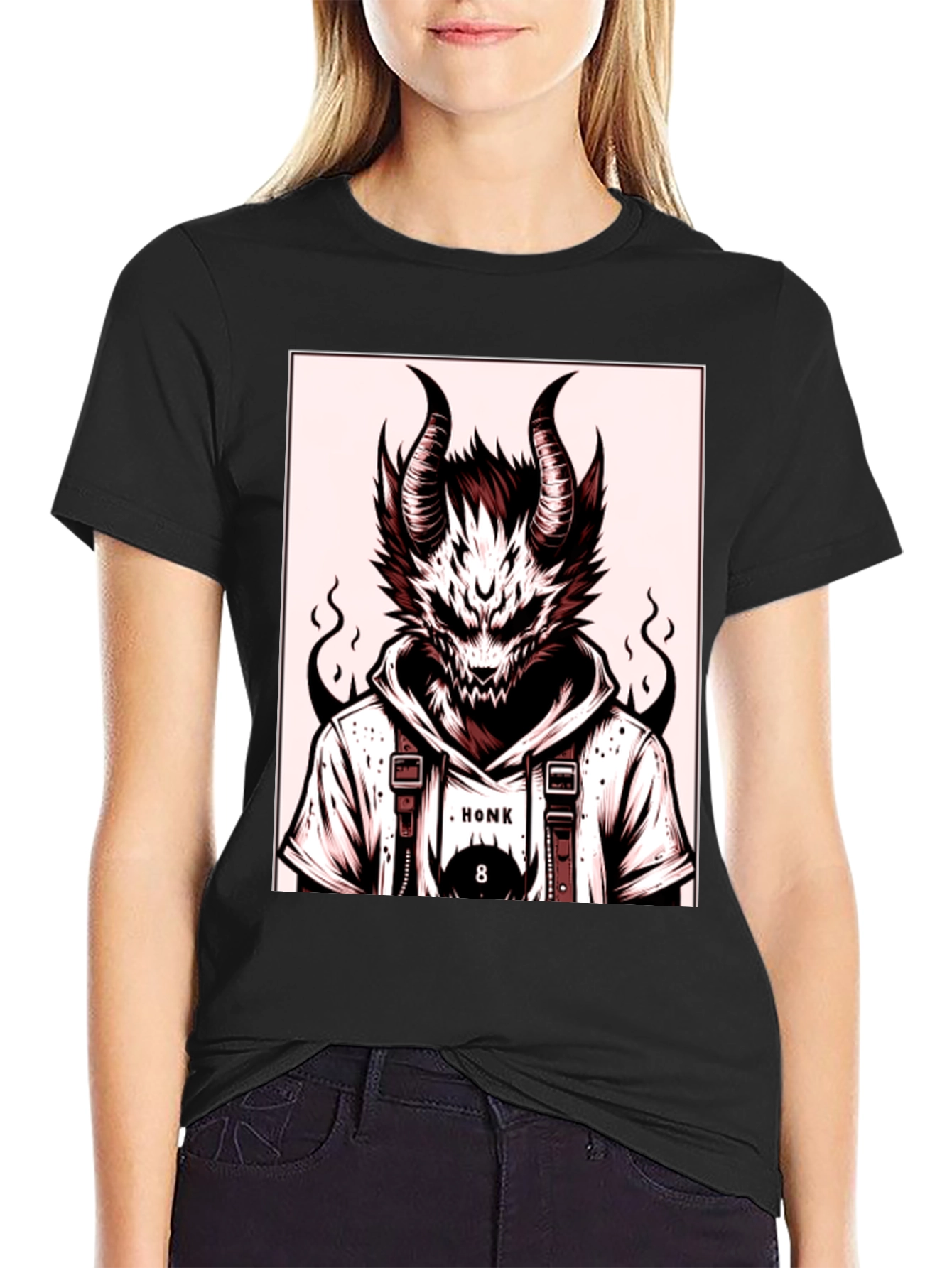 Honk Devil Graphic Tee - Edgy Streetwear T-Shirt