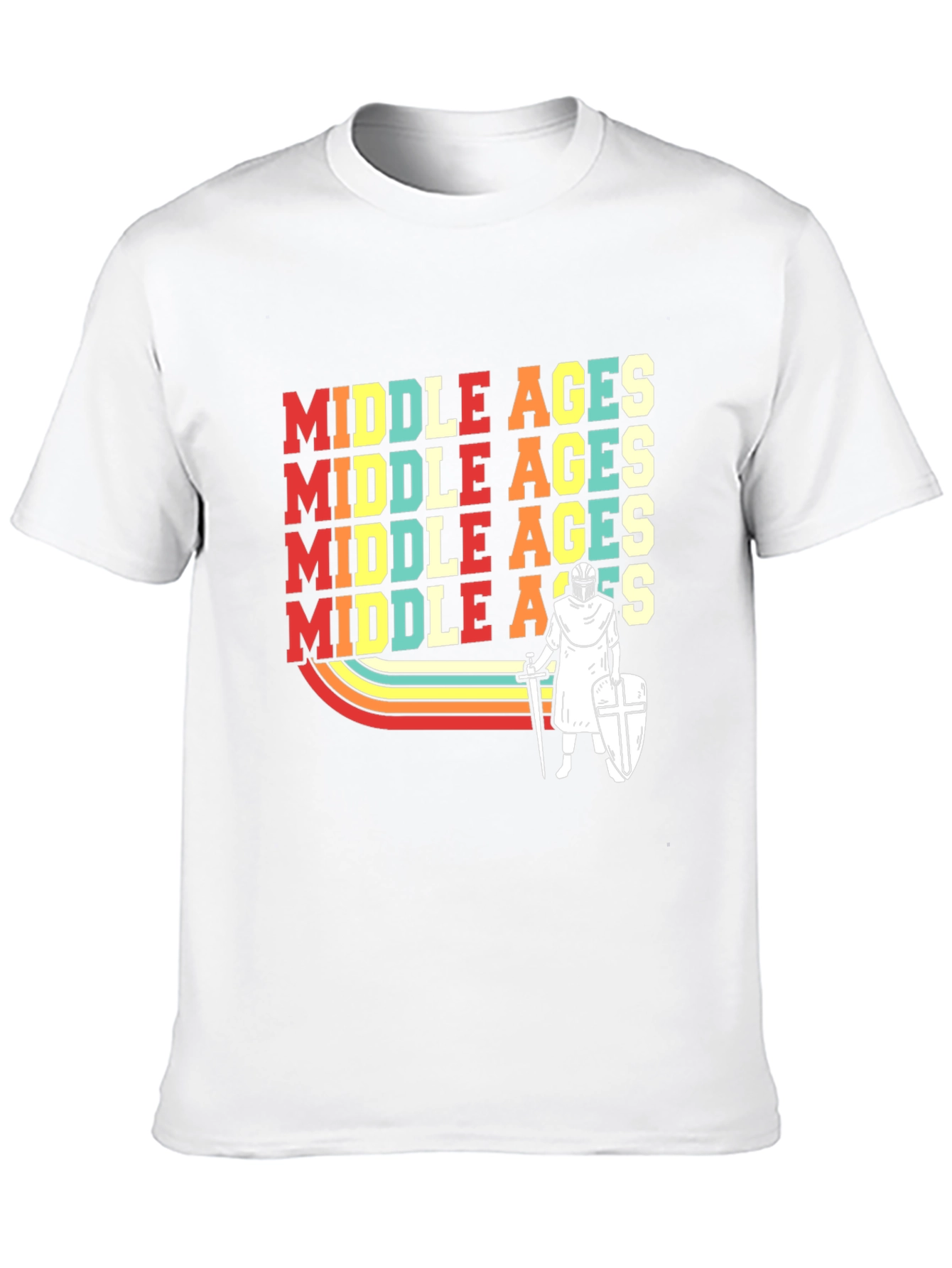 Middle Ages Retro Knight T-Shirt