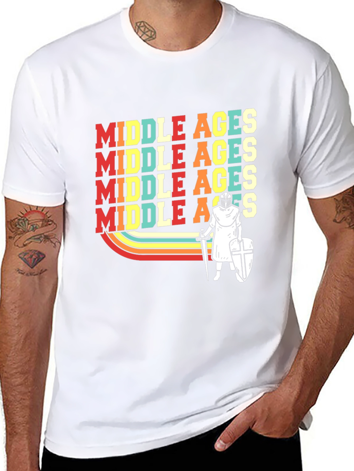 Middle Ages Retro Knight T-Shirt