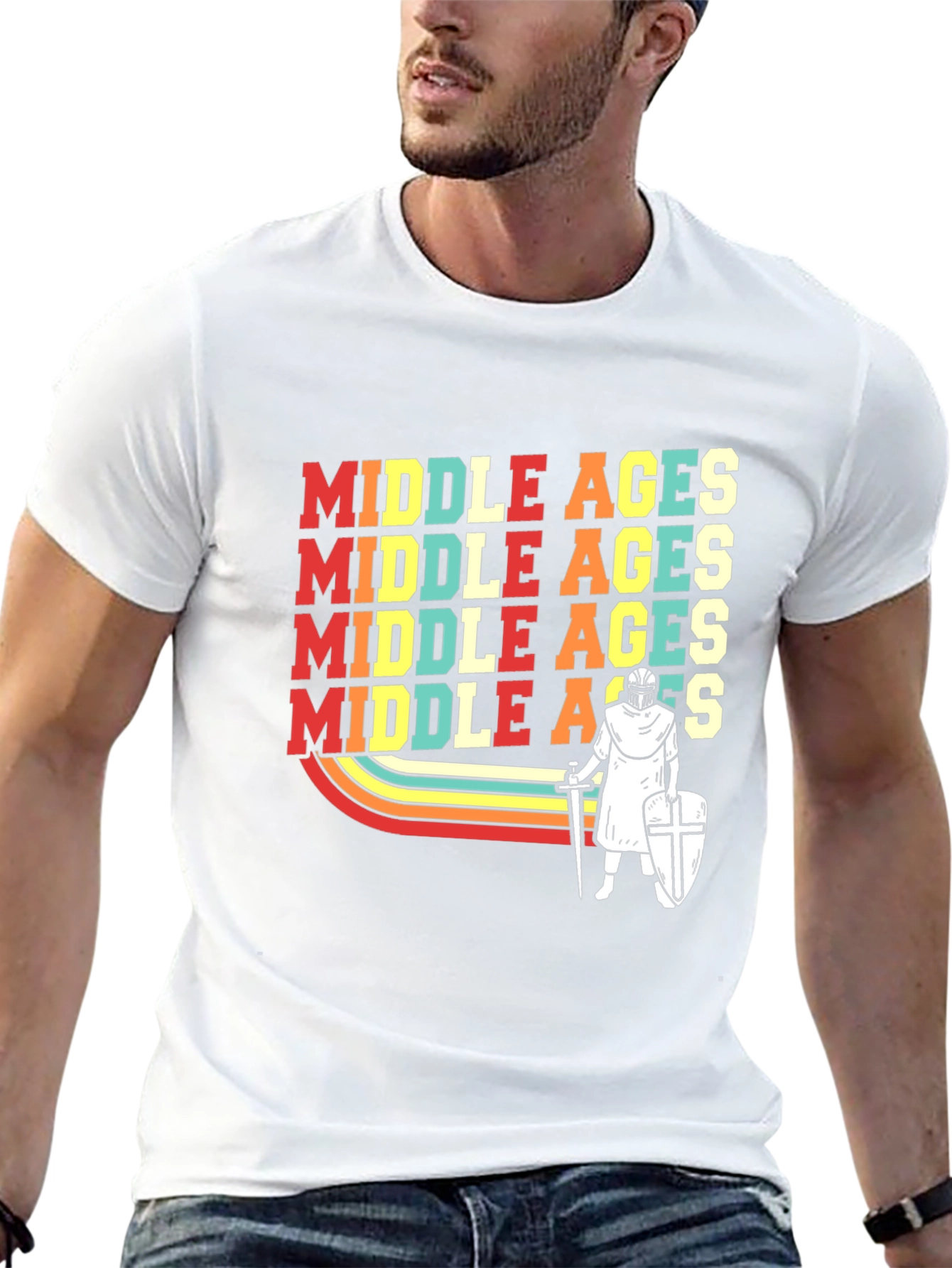 Middle Ages Retro Knight T-Shirt