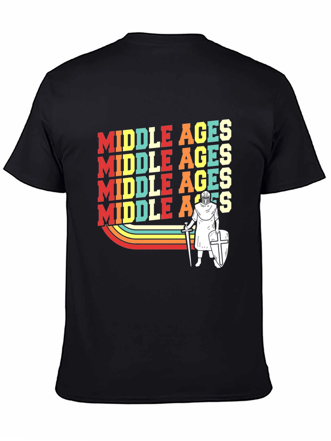 Middle Ages Retro Knight T-Shirt
