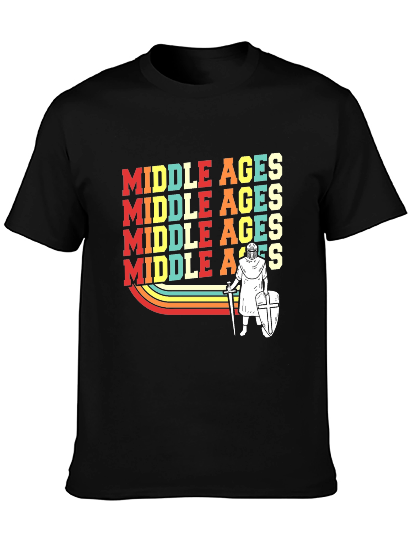 Middle Ages Retro Knight T-Shirt