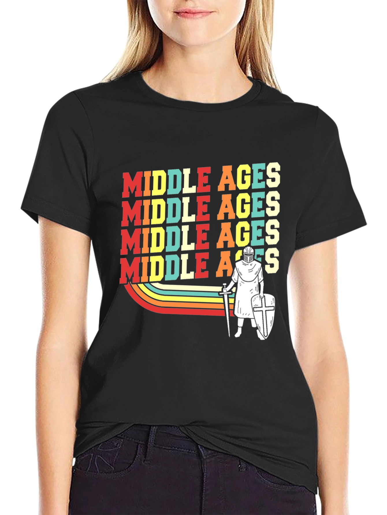 Middle Ages Retro Knight T-Shirt