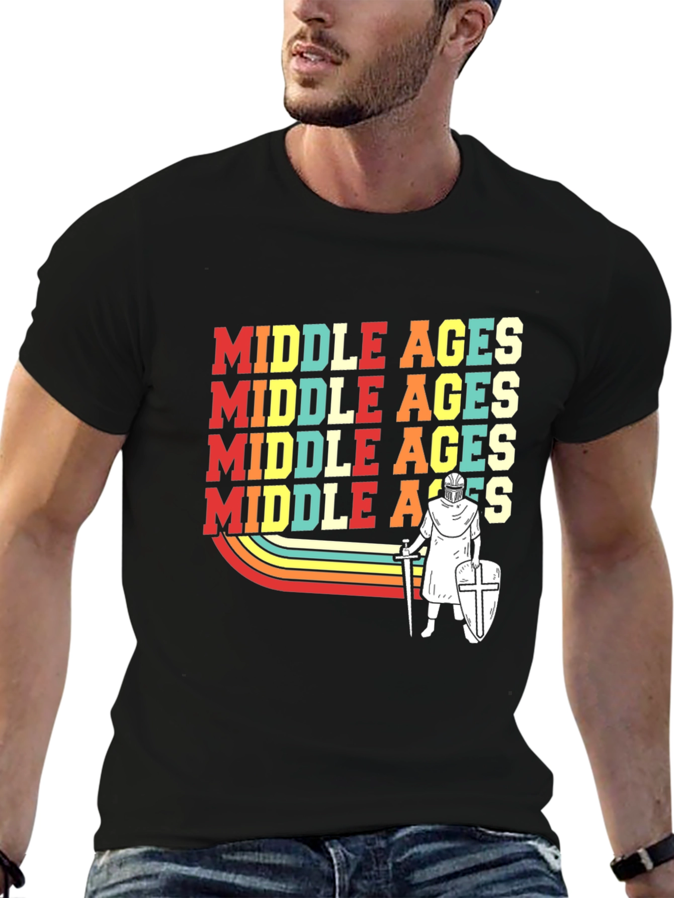Middle Ages Retro Knight T-Shirt