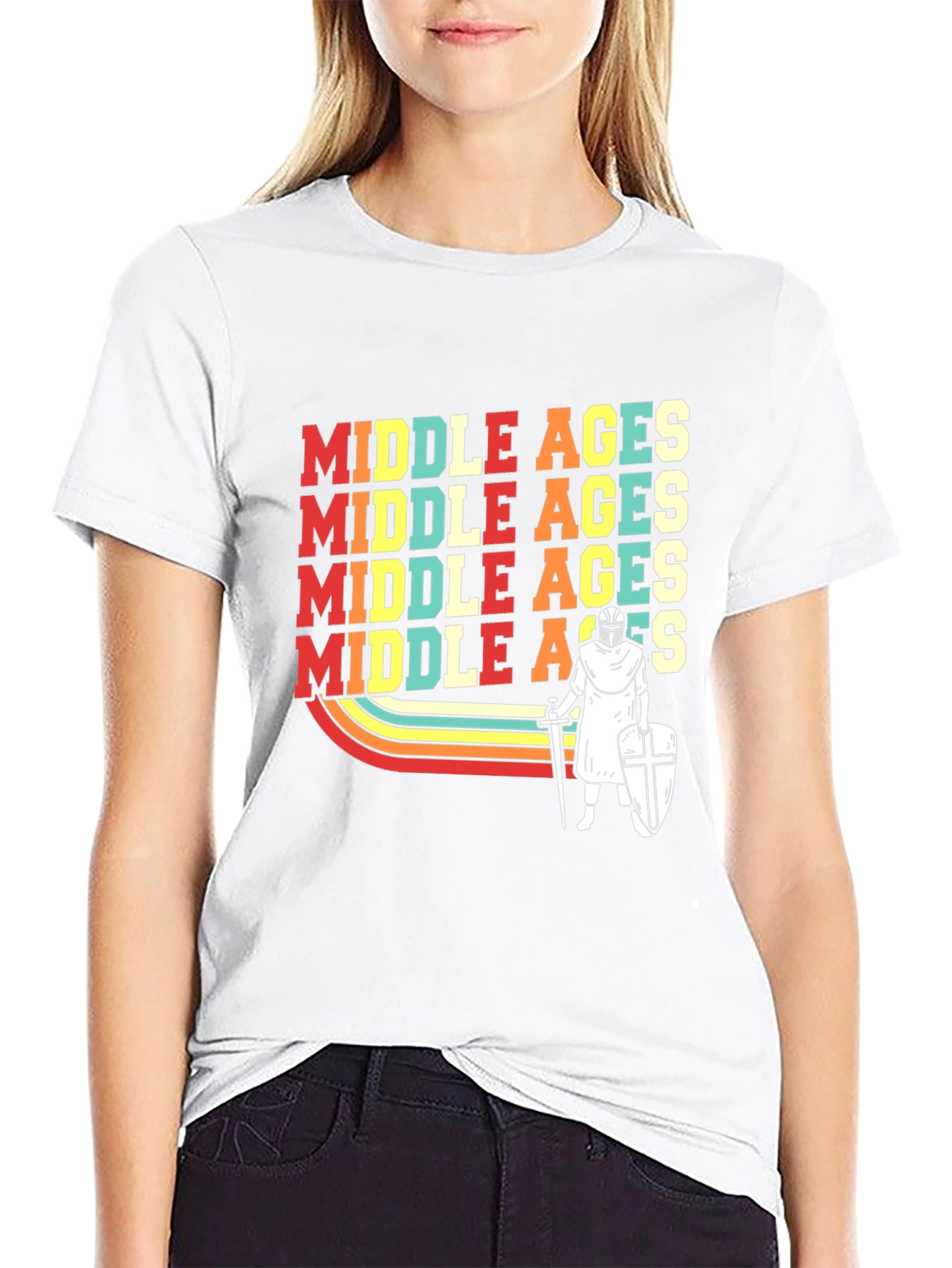 Middle Ages Retro Knight T-Shirt