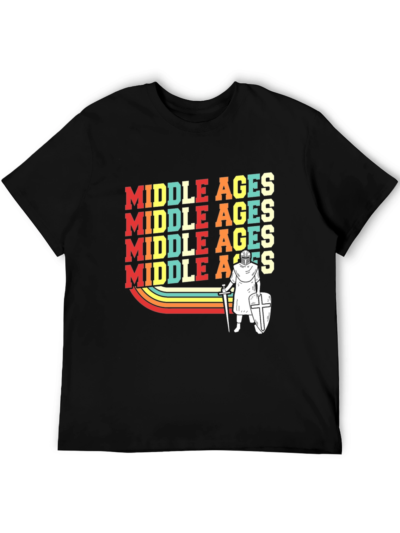 Middle Ages Retro Knight T-Shirt