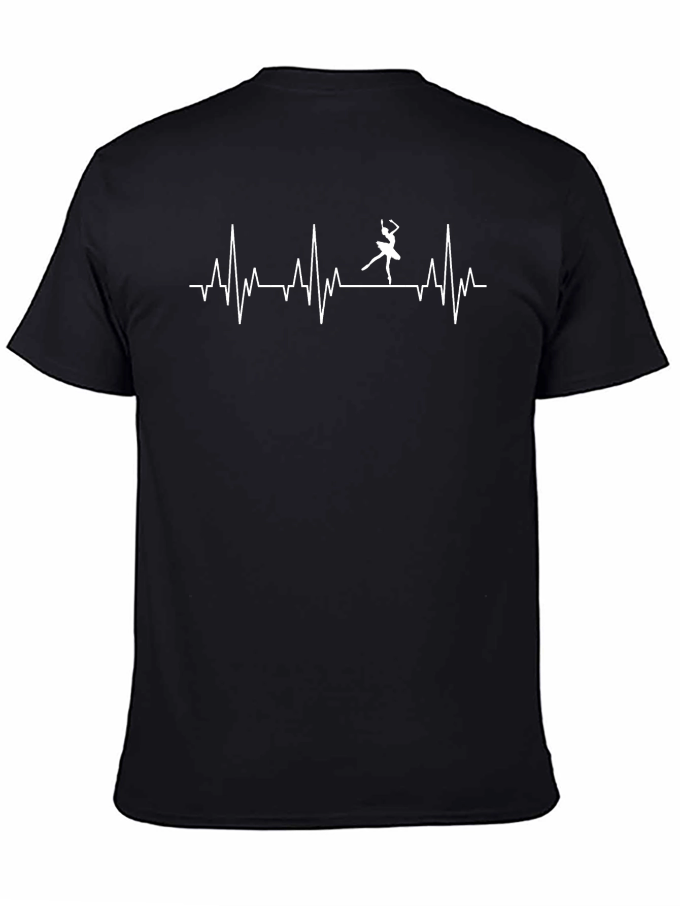 Heartbeat Ballerina Black T-Shirt