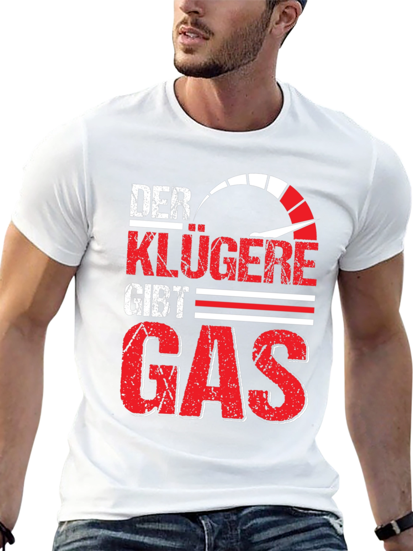 Der Klügere Gibt Gas Graphic Tee