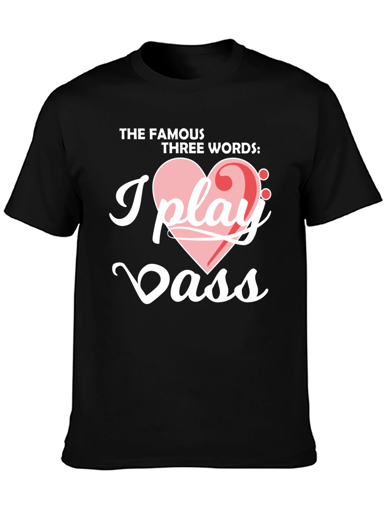I Play Bass Graphic T-Shirt - Music Lover Tee