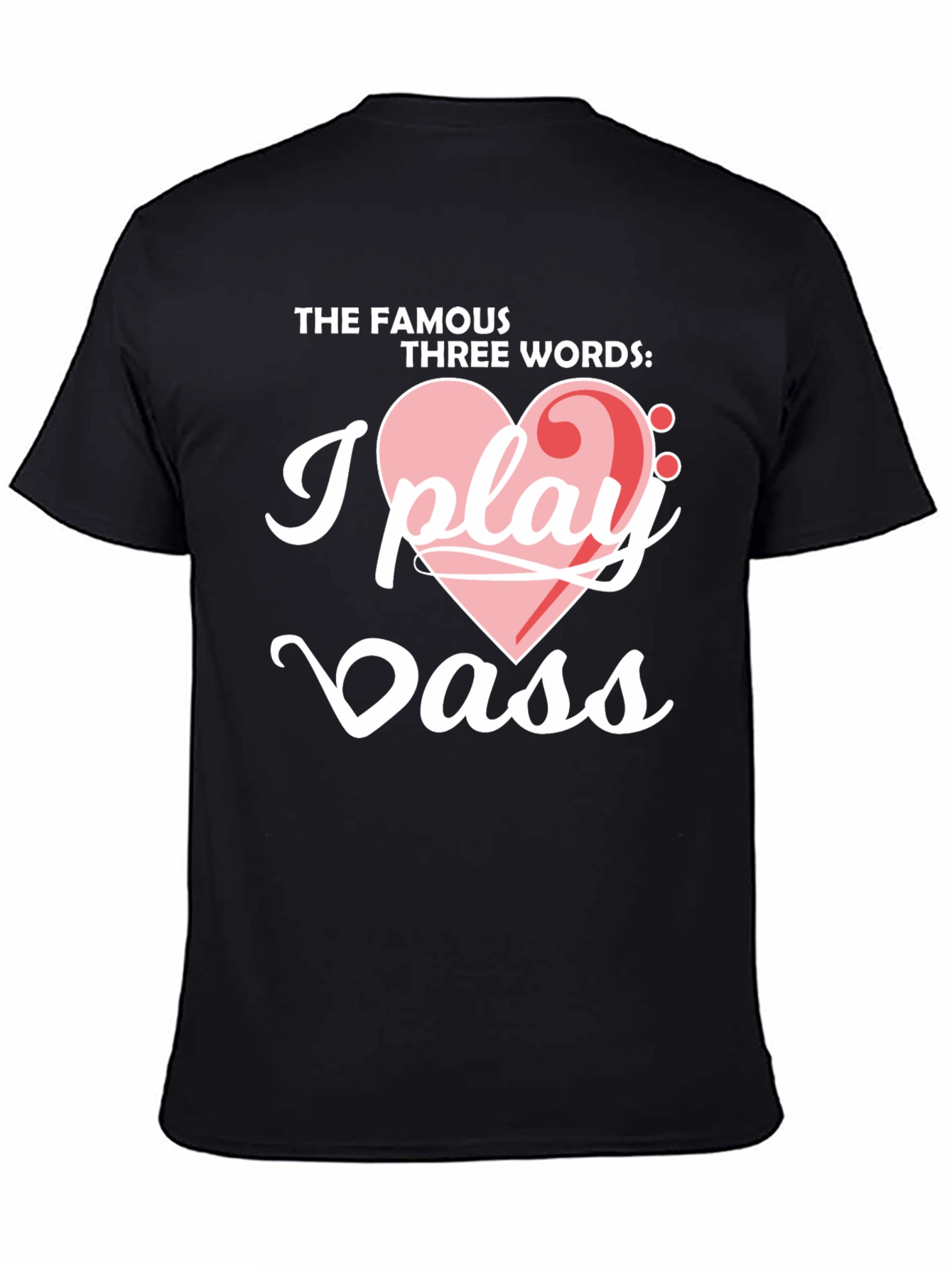I Play Bass Graphic T-Shirt - Music Lover Tee